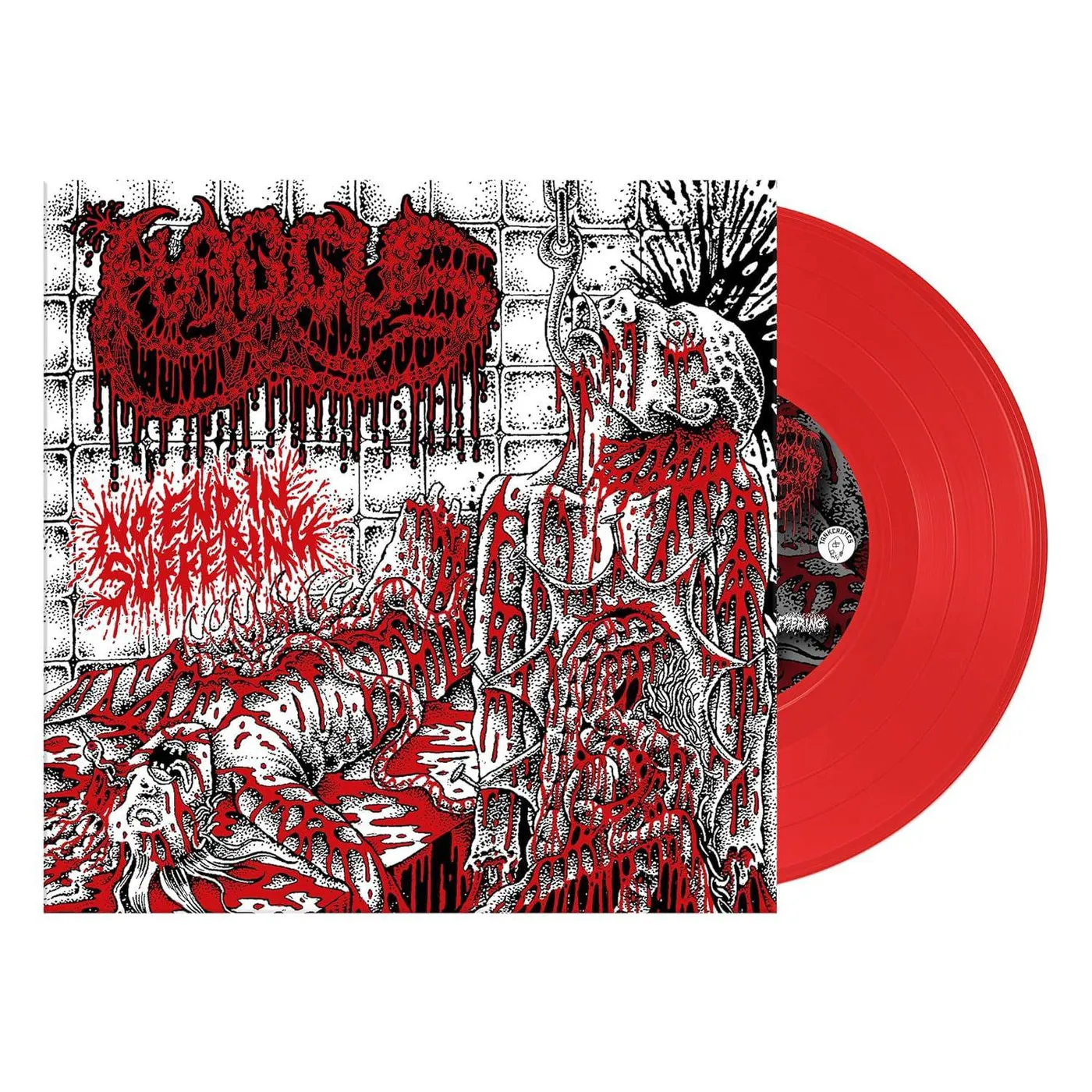 Haggus No End In Suffering (Limited Edition/ 7" Single/ Red) Vinyl Record