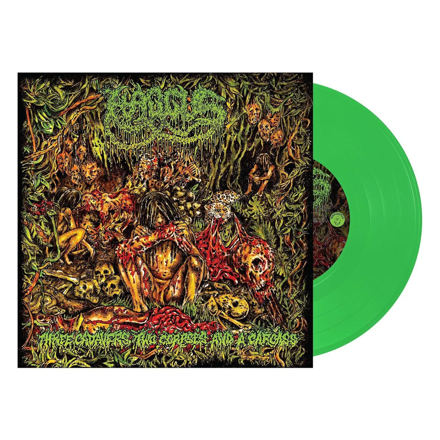 Haggus 3 Cadavers 2 Corpses And A Carcass (Limited Edition/ Green) Vinyl Record