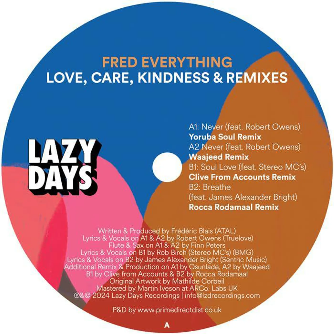 Fred Everything Love Care Kindness & Remixes Vinyl Record