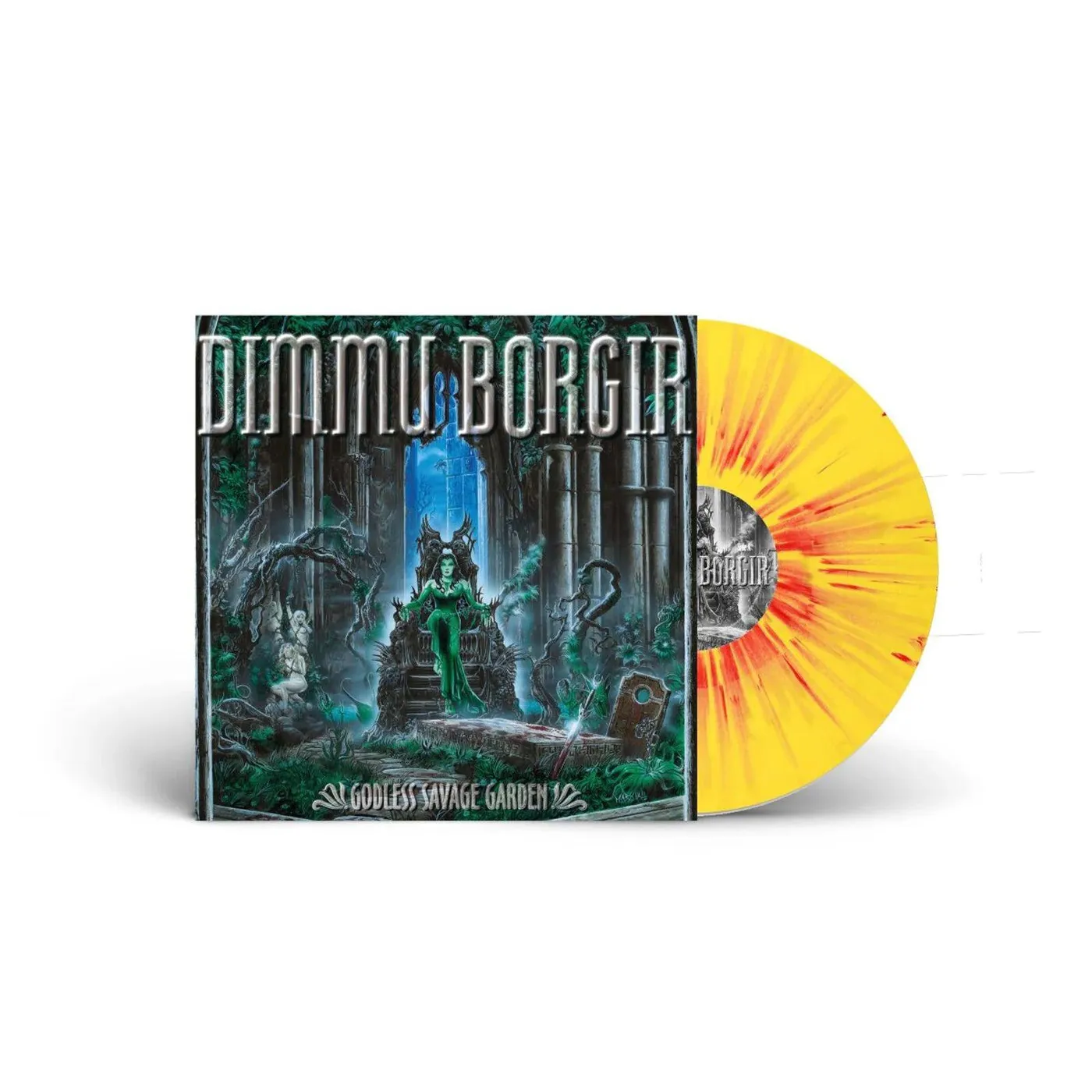 Dimmu Borgir GODLESS SAVAGE GARDEN Vinyl Record - Colored Vinyl, Deluxe Edition, Limited Edition, Orange Vinyl