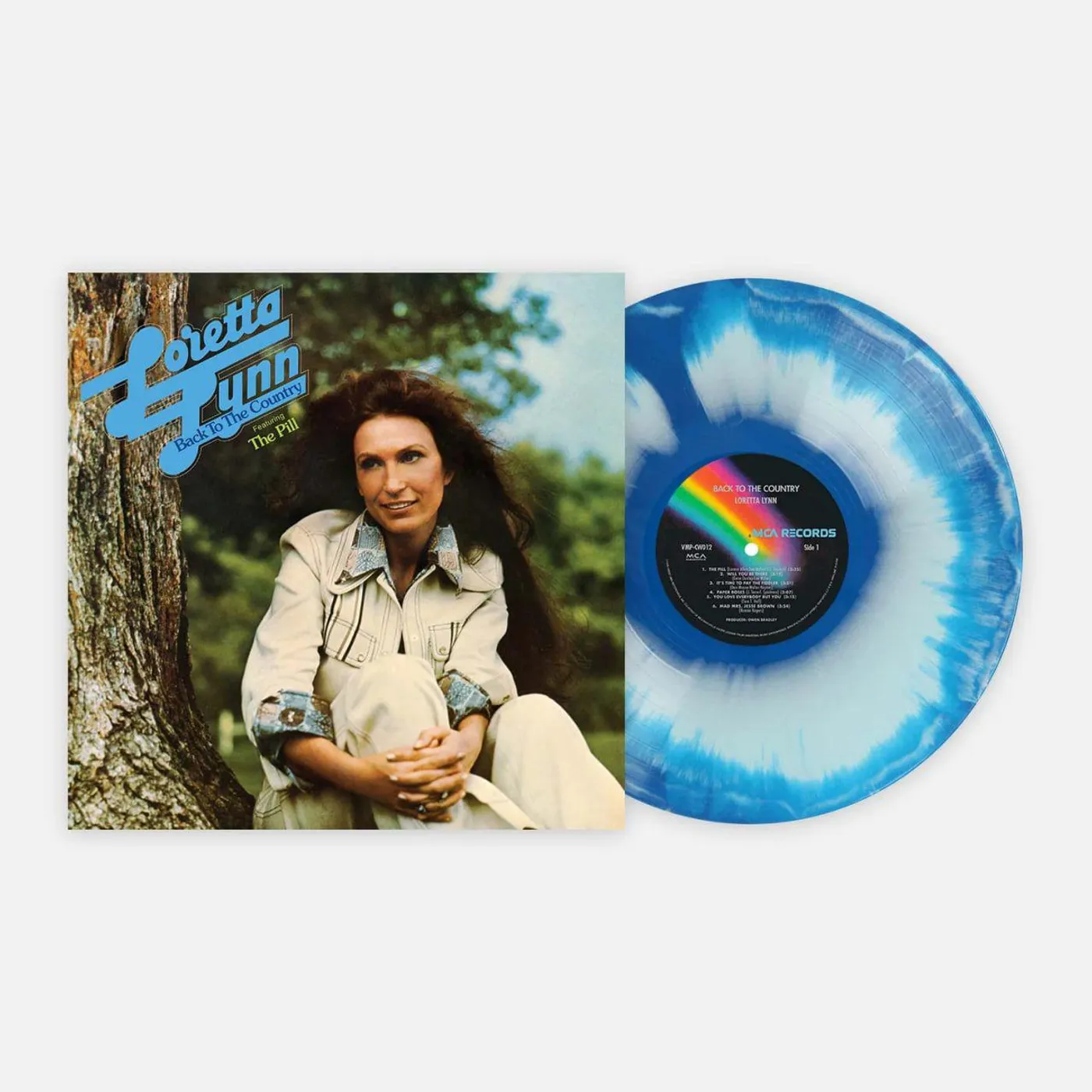 Loretta Lynn Back To The Country (180g/Denim Colored) Vinyl Record