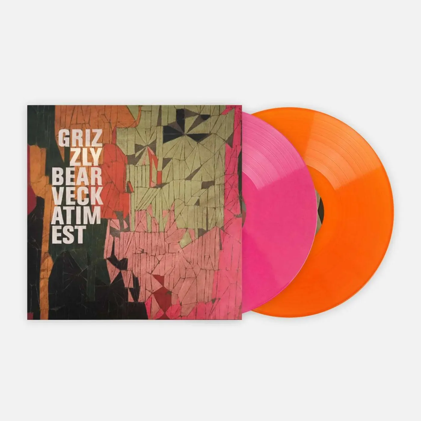 Grizzly Bear Veckatimest (2LP/Pink & Orange) Vinyl Record