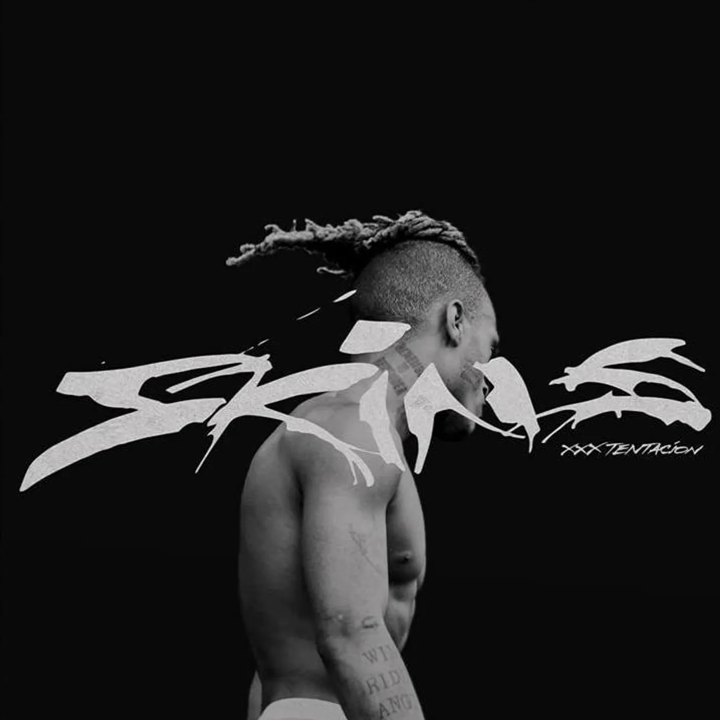 XXXTENTACION Skins (Explicit Lyrics, Clear, Black, Blue) Vinyl Record