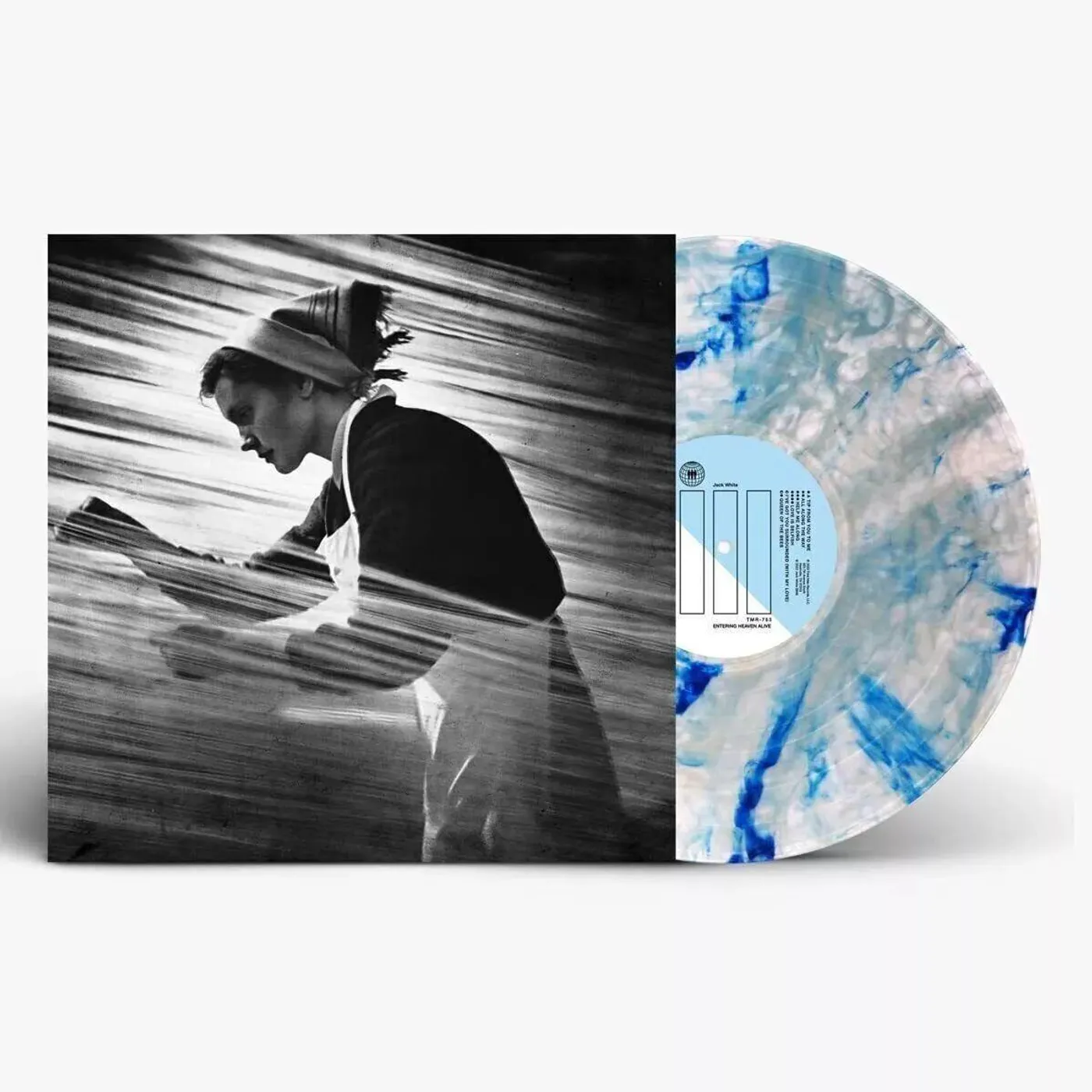 Jack White Entering Heaven Alive (Detroit Denim White / Blue) Vinyl Record