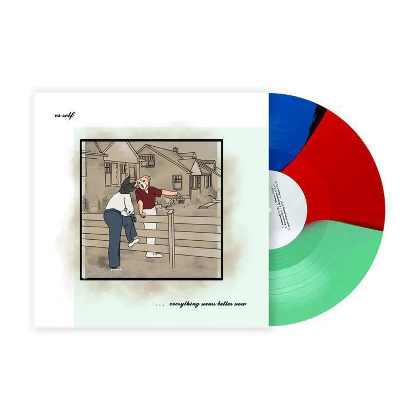 Vs Self Everything Seems Better Now (Green, Red, Blue) Vinyl Record
