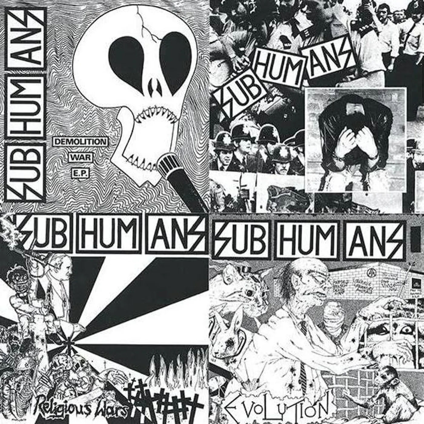 Subhumans EP-LP (Deep Purple) Vinyl Record