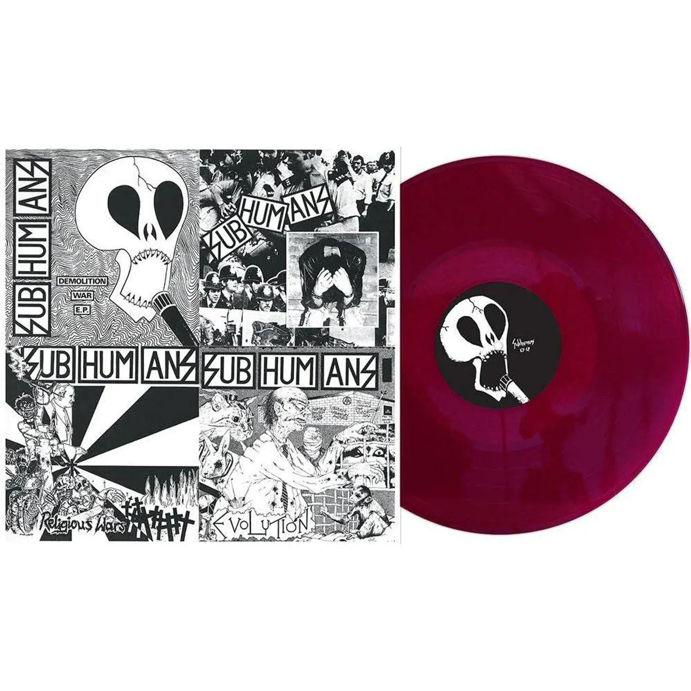 Subhumans EP-LP (Deep Purple) Vinyl Record