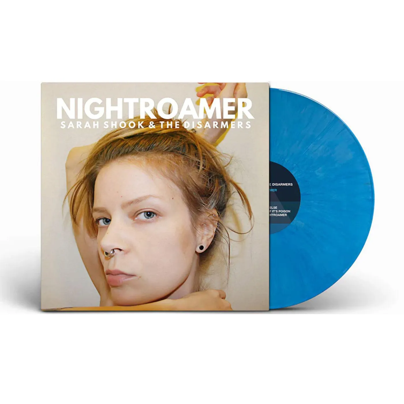 Sarah Shook & the Disarmers Nightroamer (Clear, Blue) Vinyl Record