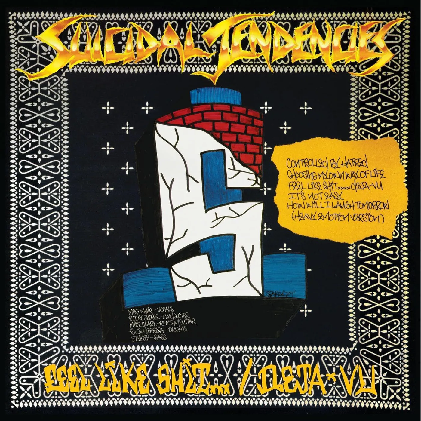 Suicidal Tendencies Controlled By Hatred / Feel Like Shit...deja Vu (Pink) Vinyl Record