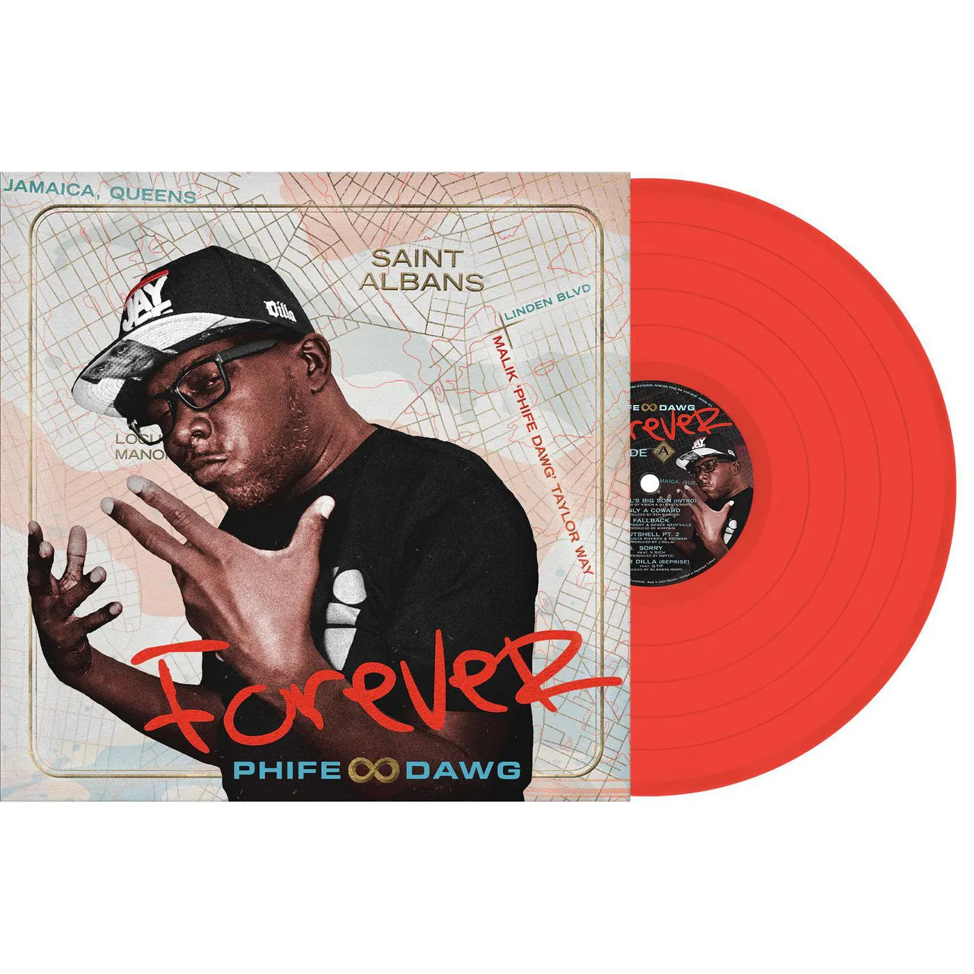Phife Dawg Forever (Neon Orange) Vinyl Record