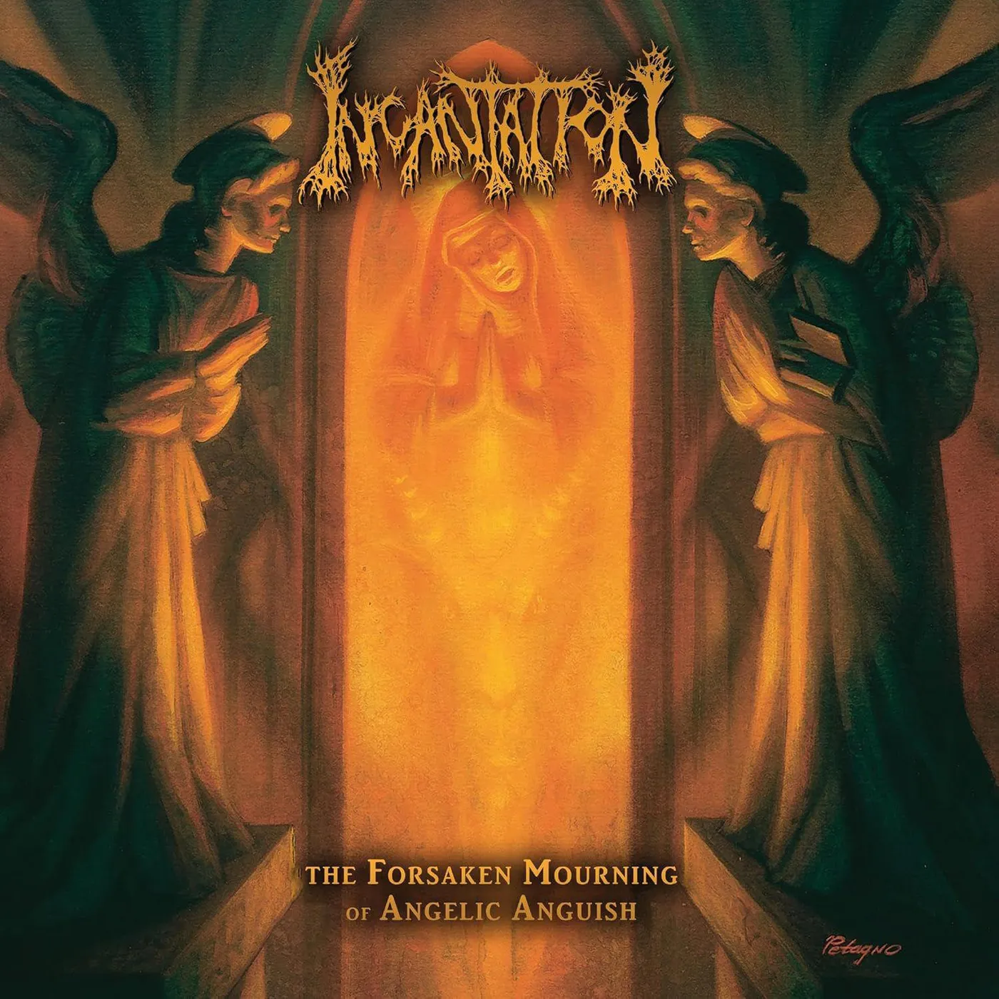 Incantation Forsaken Mourning Of Angelic Anguish ("Crush Ripple" Orange) Vinyl Record