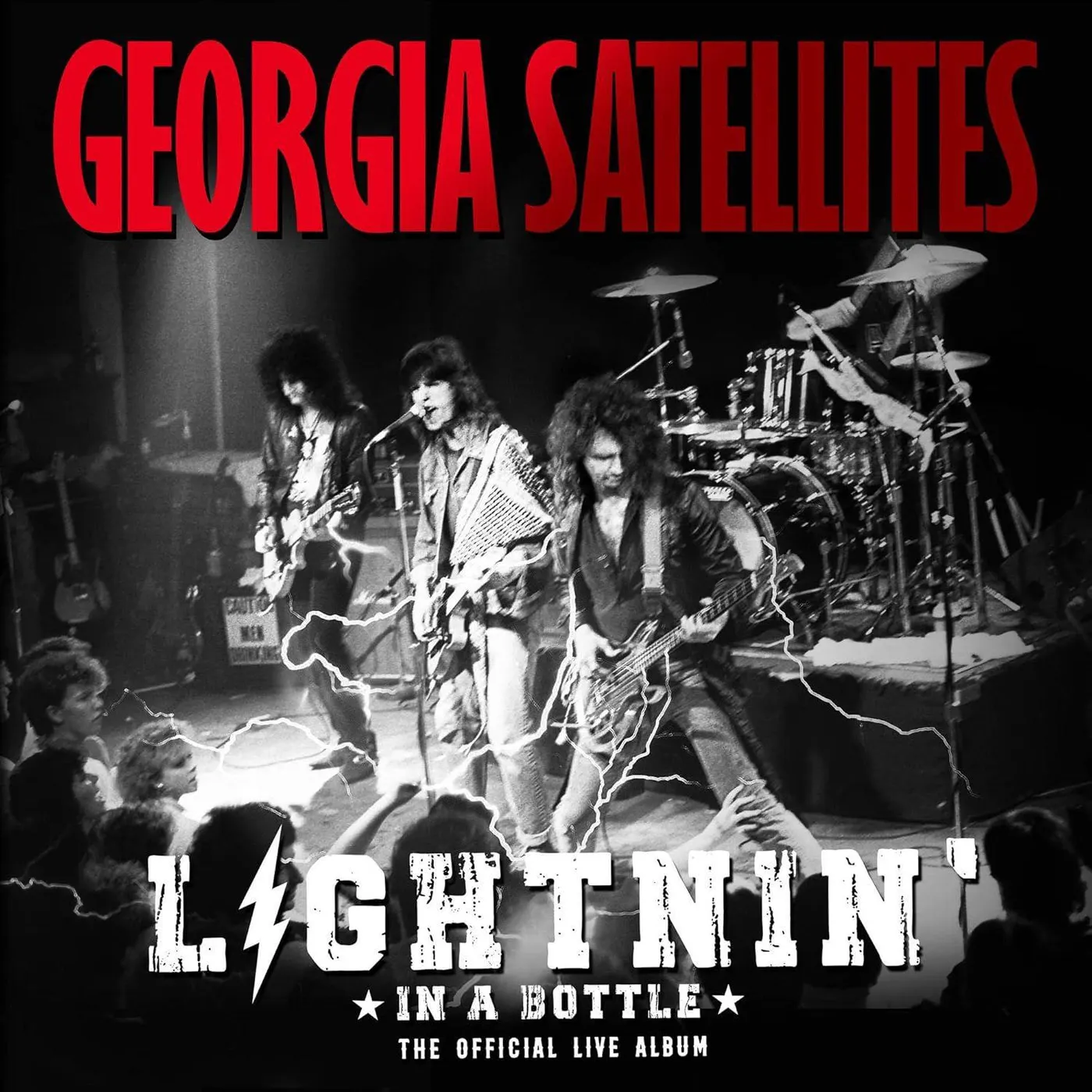 The Georgia Satellites Lightnin' In A Bottle: The Official Live Album (2LP/ Red, Black, Smoke) Vinyl Record)