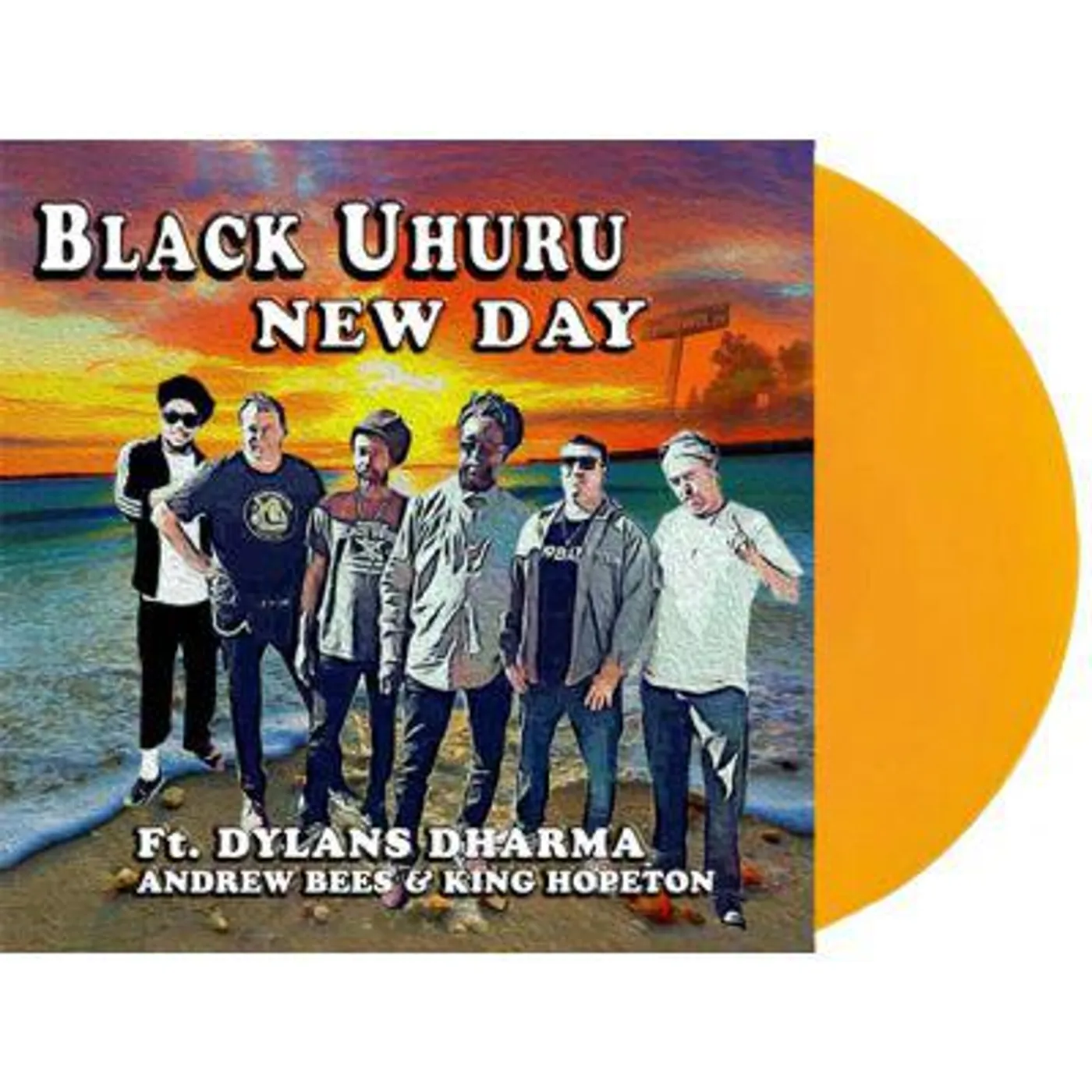 Black Uhuru New Day (Clear, Orange) Vinyl Record