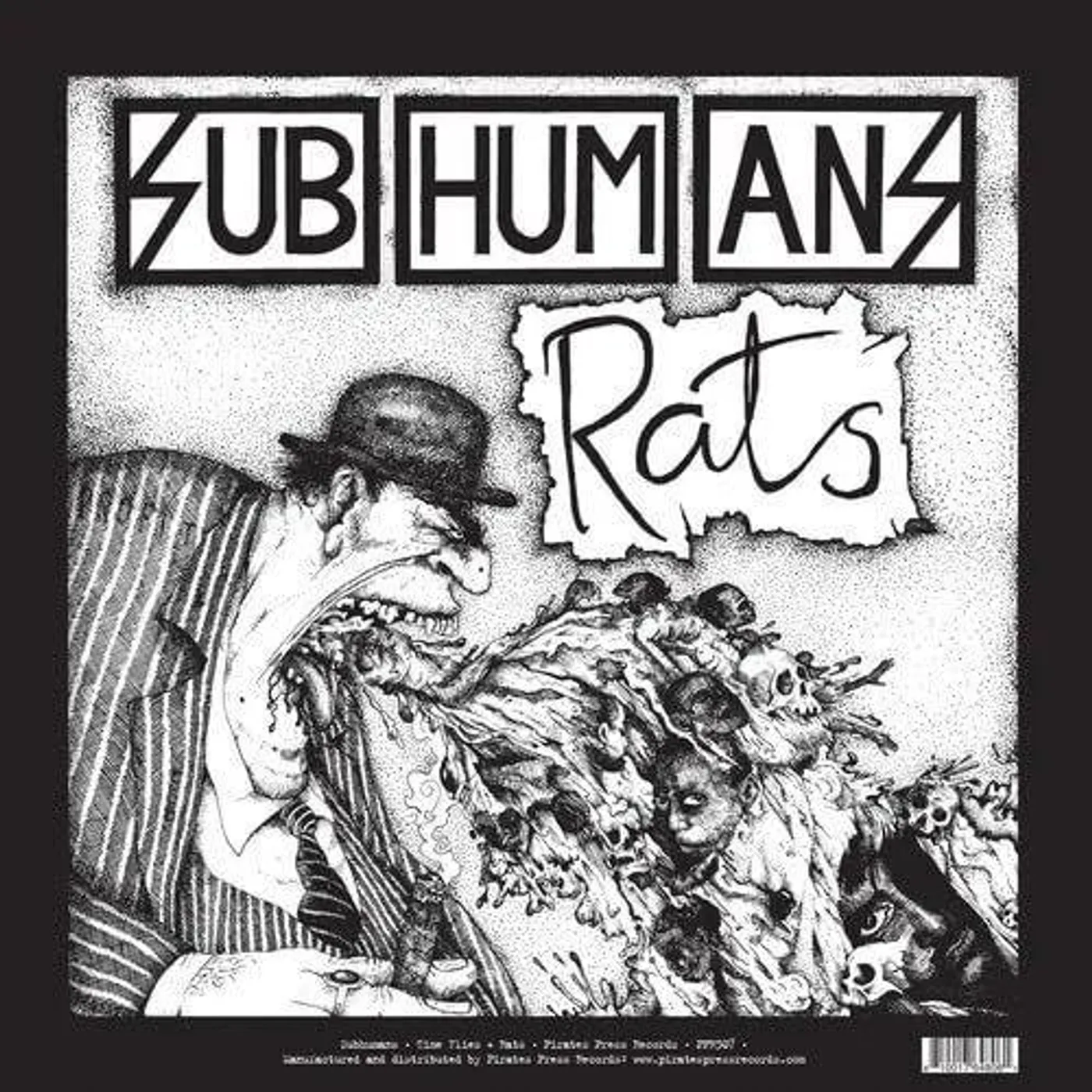 Subhumans Time Flies + Rats (Purple) Vinyl Record 