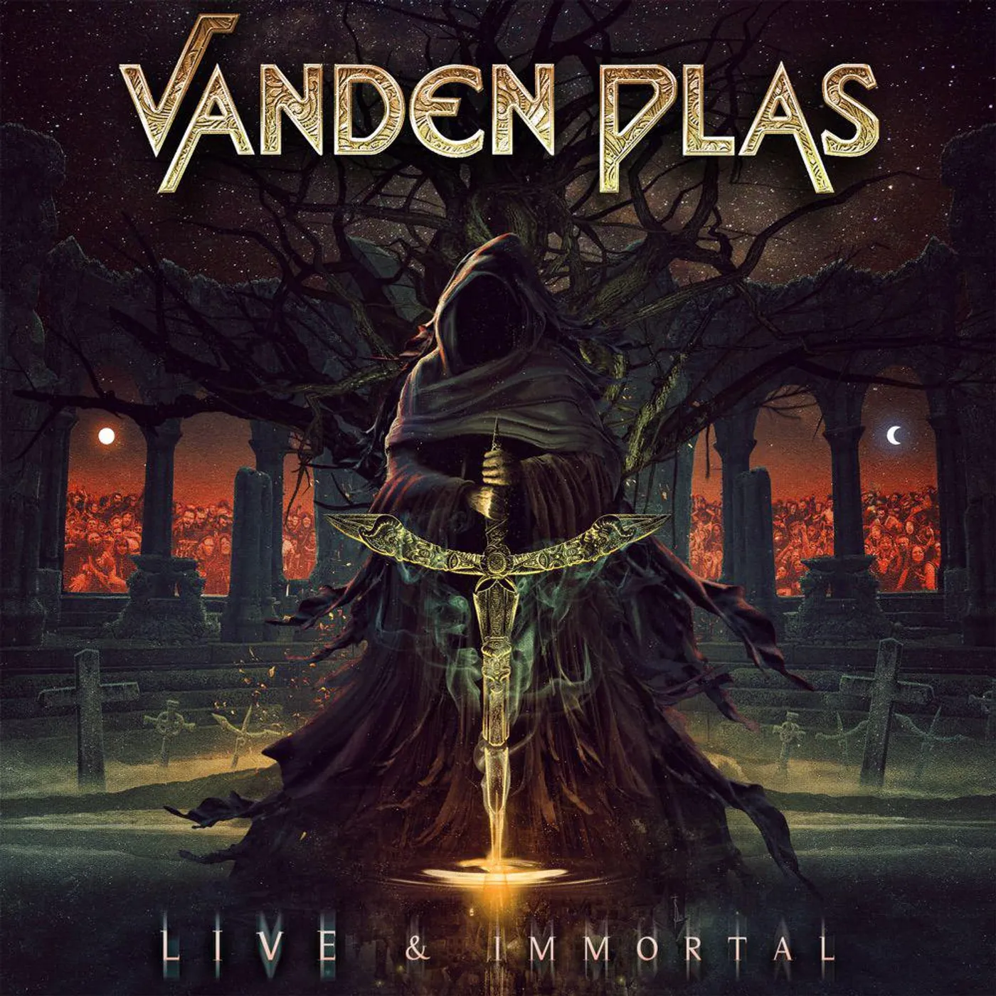 Vanden Plas  Live & Immortal (2LP/Gold) Vinyl Record