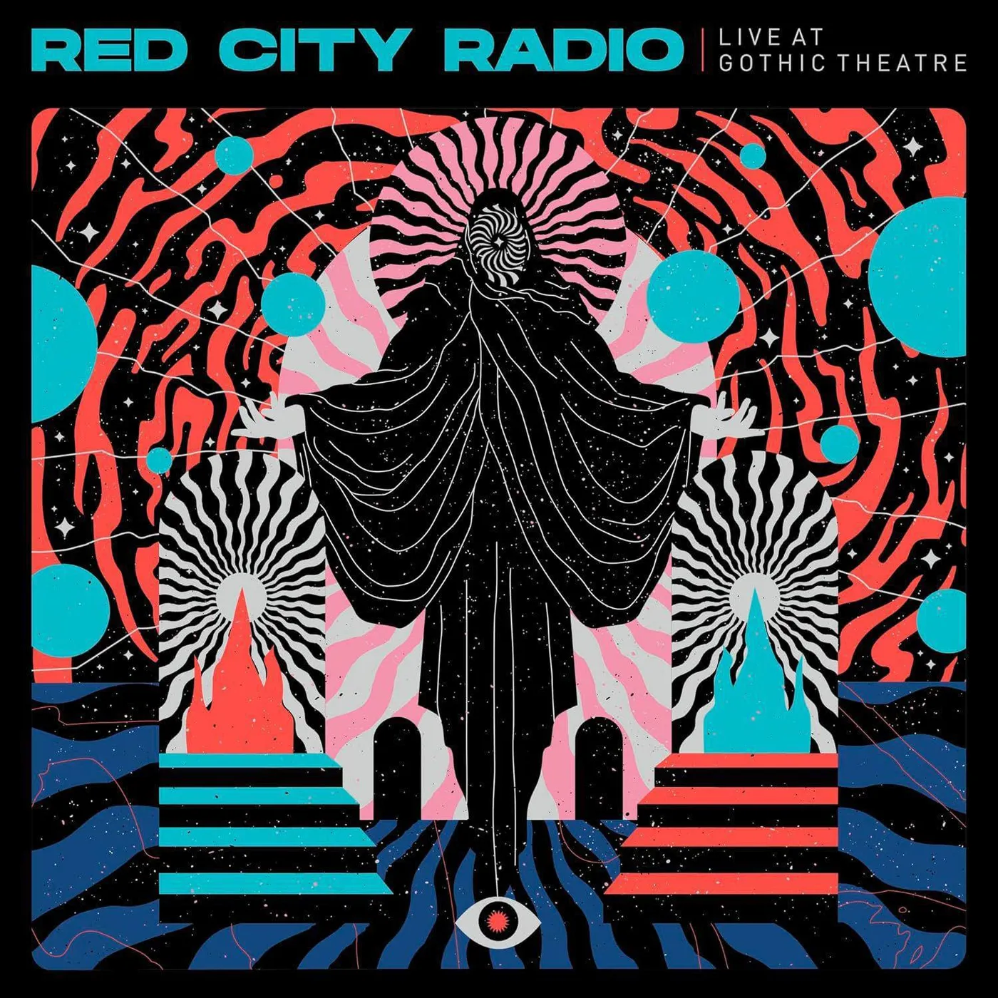 Red City Radio  Live At Gothic Theater (Blue, Black, Pink) Vinyl Record
