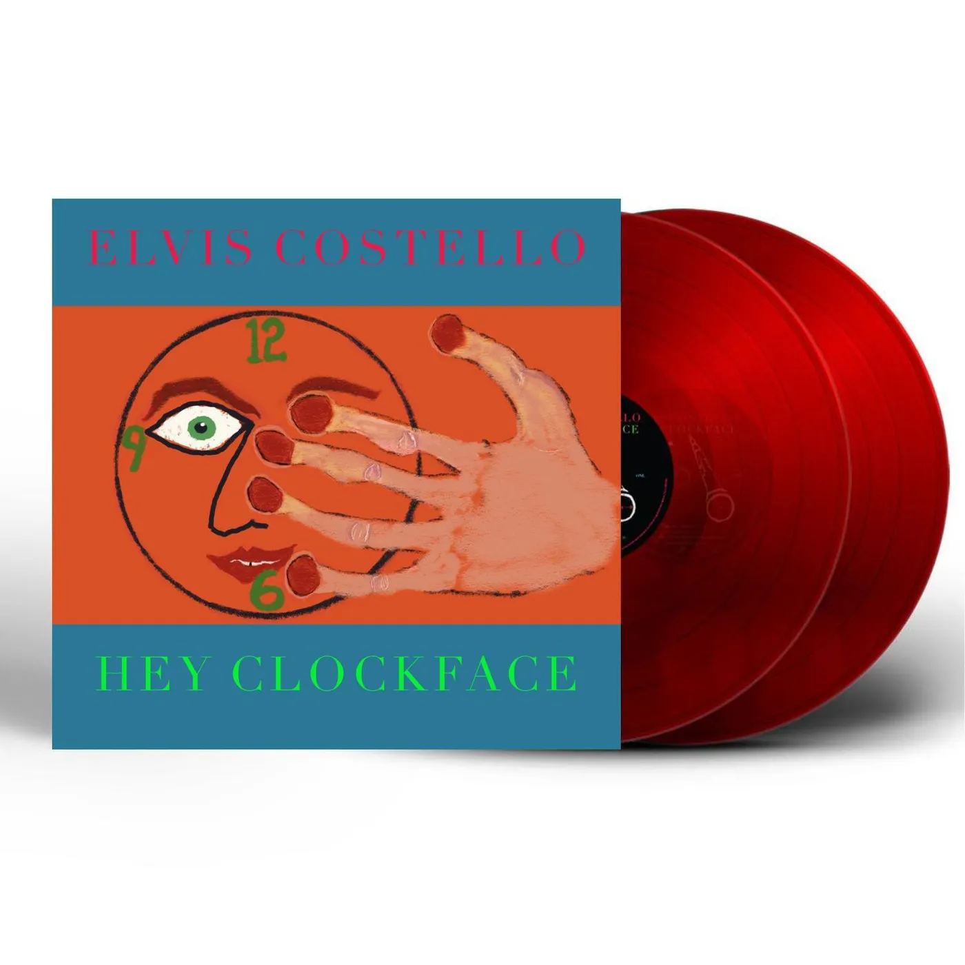 Elvis Costello  Hey Clockface (2LP/Clear Red) Vinyl Record