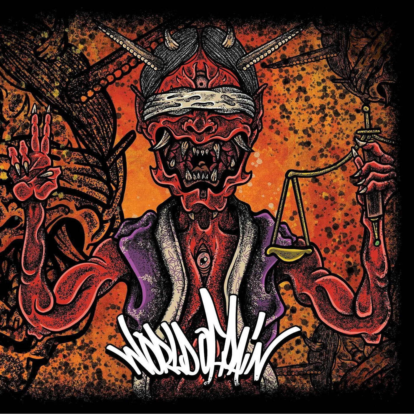  World Of Pain (Clear, Orange) Vinyl Record