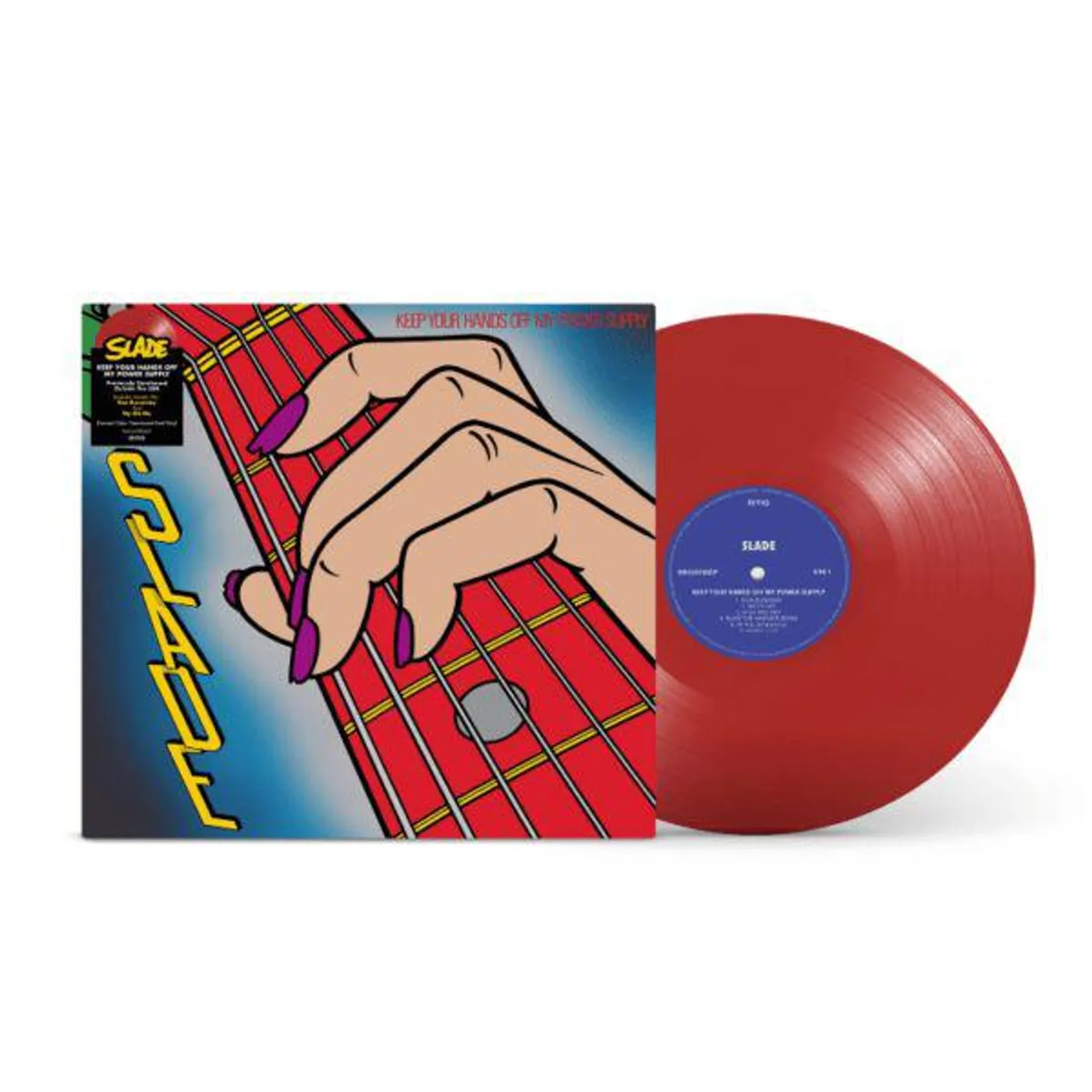 Slade  Keep Your Hands Off My Power Supply (Clear Red) Vinyl Record 
