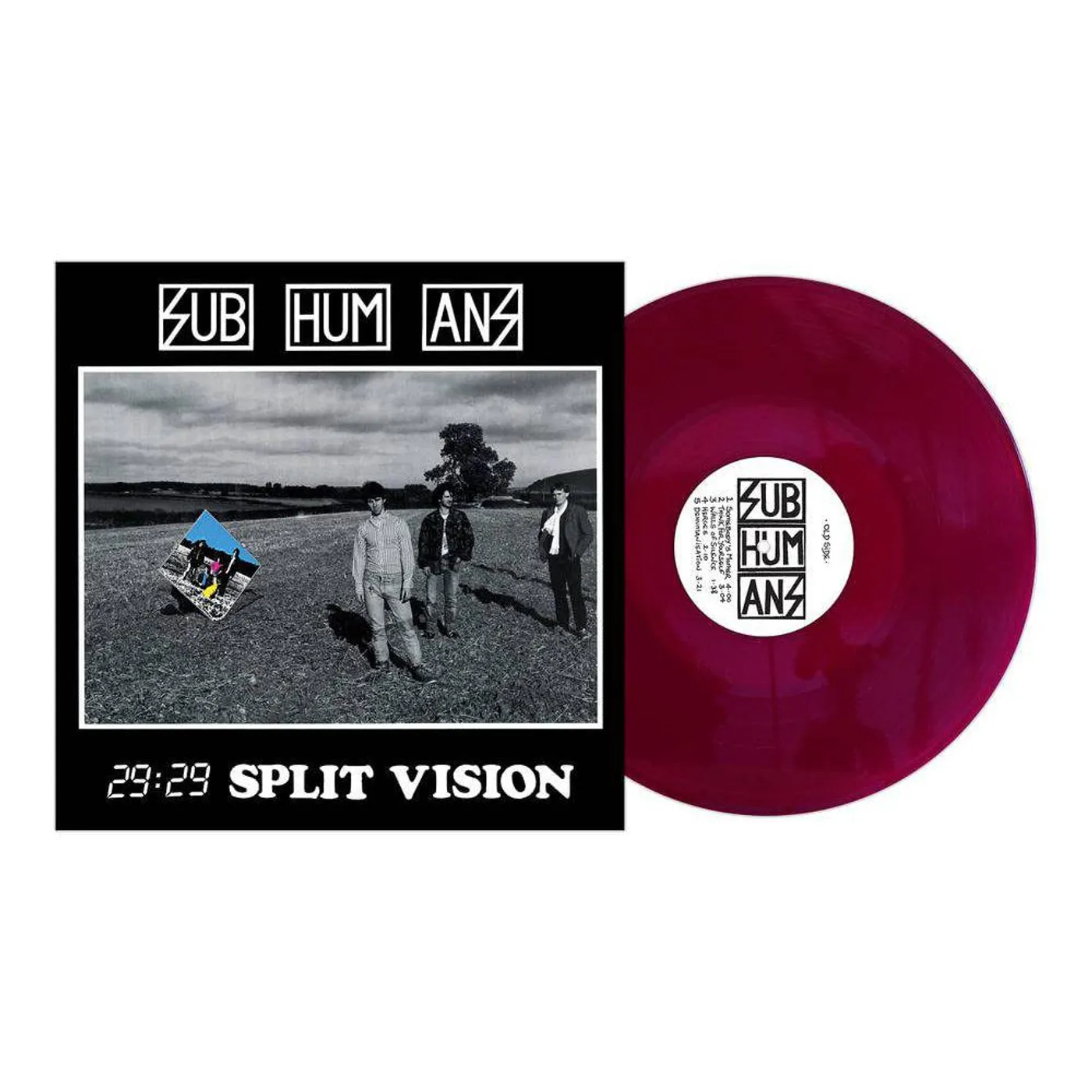 Subhumans 29:29 Split Vision (Purple) Vinyl Record