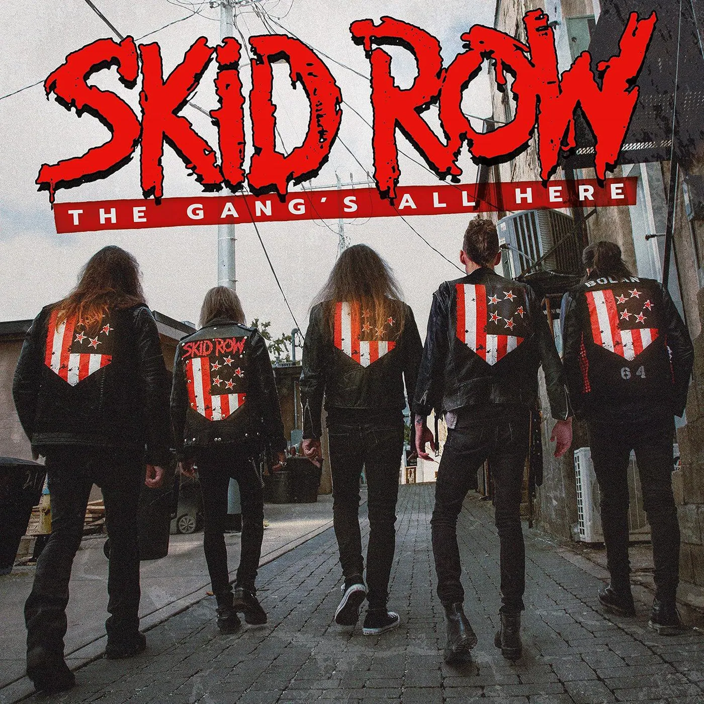 Skid Row The Gang's All Here (Limited Edition, Black, Red, White) Vinyl Record