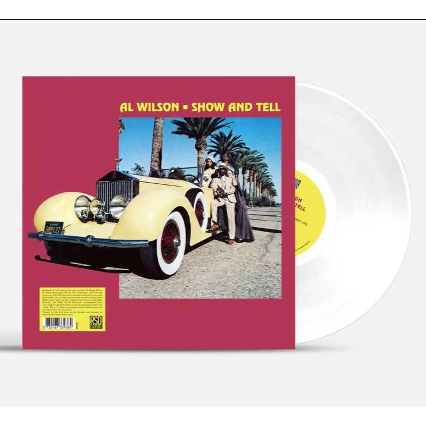 Al Wilson Show And Tell (White) Vinyl Record