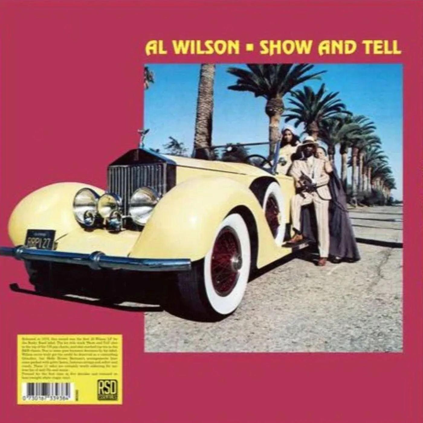 Al Wilson Show And Tell (White) Vinyl Record