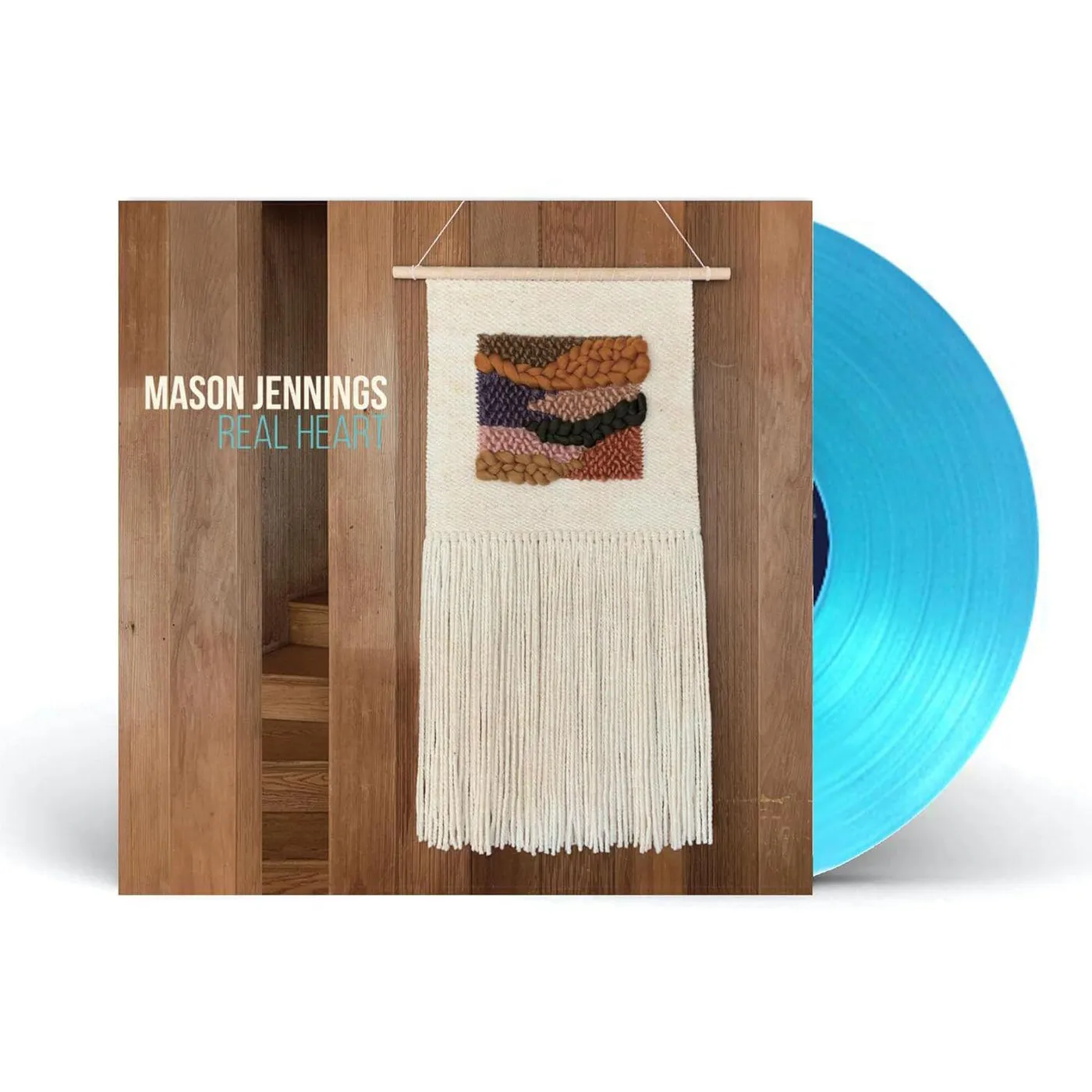 Mason Jennings Real Heart (Blue) Vinyl Record
