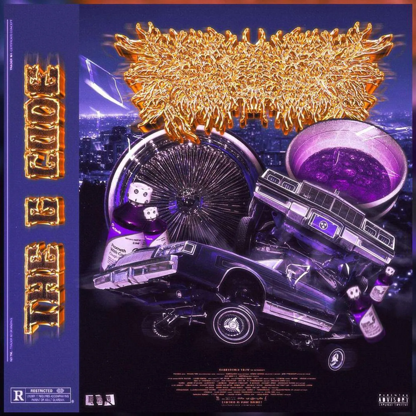 PeelingFlesh G Code (Limited Edition, Orange & Yellow Swirl) Vinyl Record