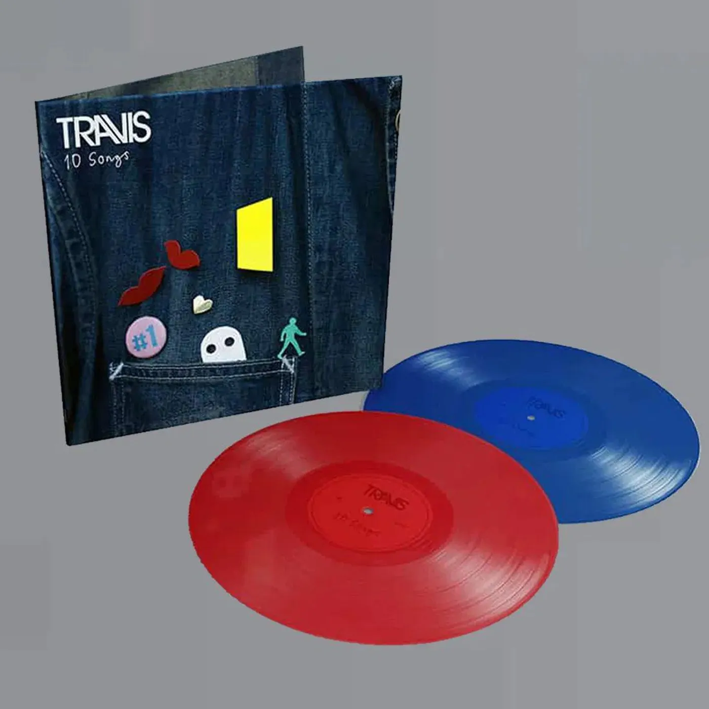 Travis 10 Songs (Limited Edition/2LP/Red/Blue) Vinyl Record
