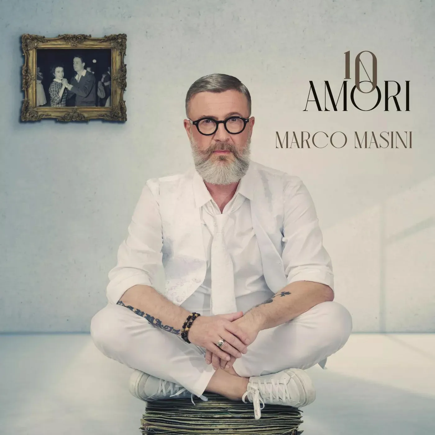Marco Masini 10 Amori (Limited Edition/White) Vinyl Record