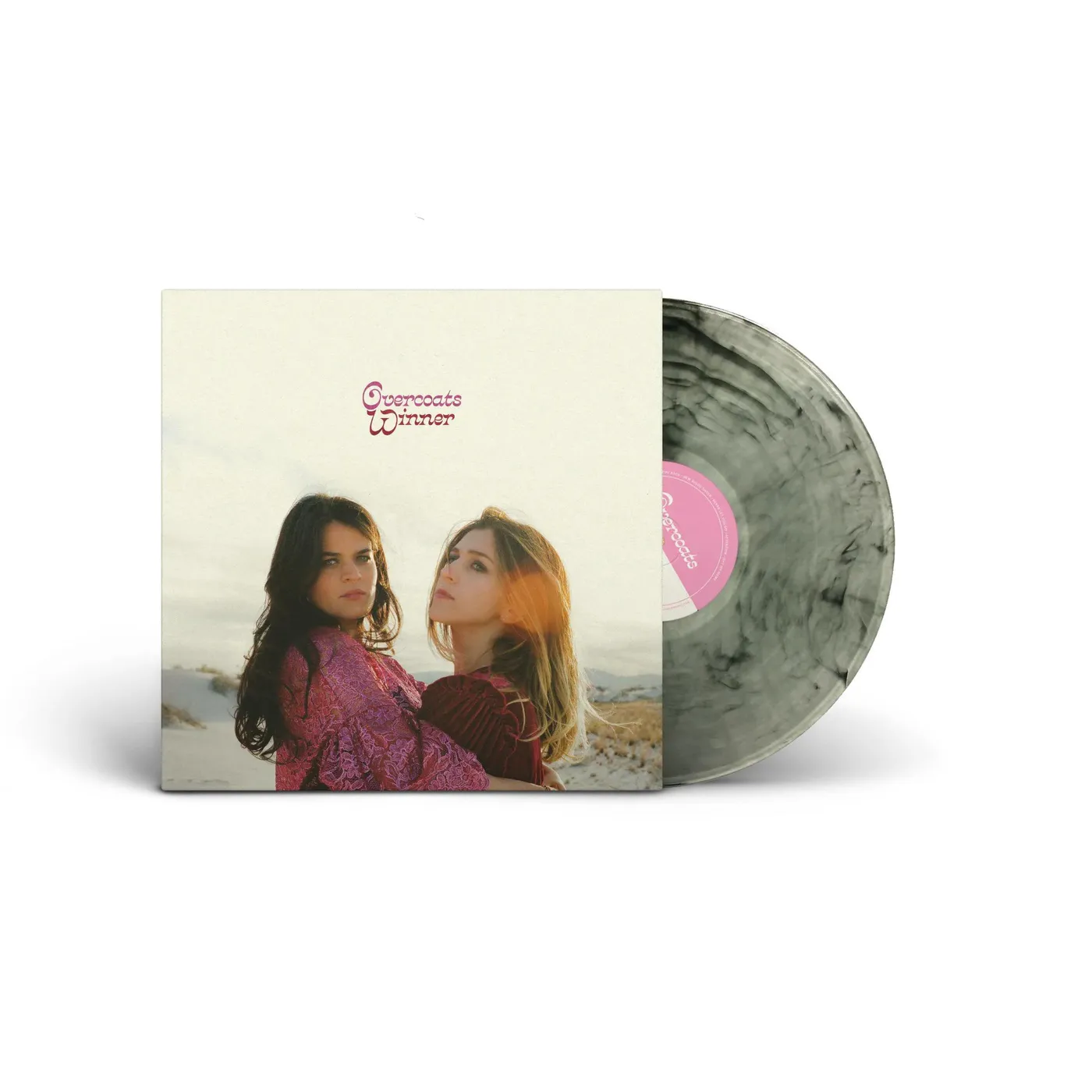 Overcoats Winner (Clear Black Marble) Vinyl Record