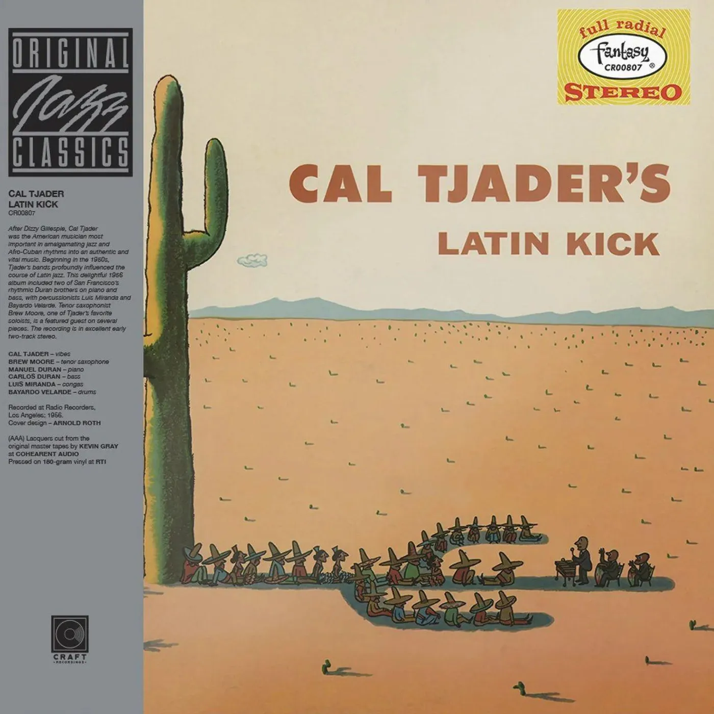 Cal Tjader Latin Kick (Original Jazz Classics Series) Vinyl Record