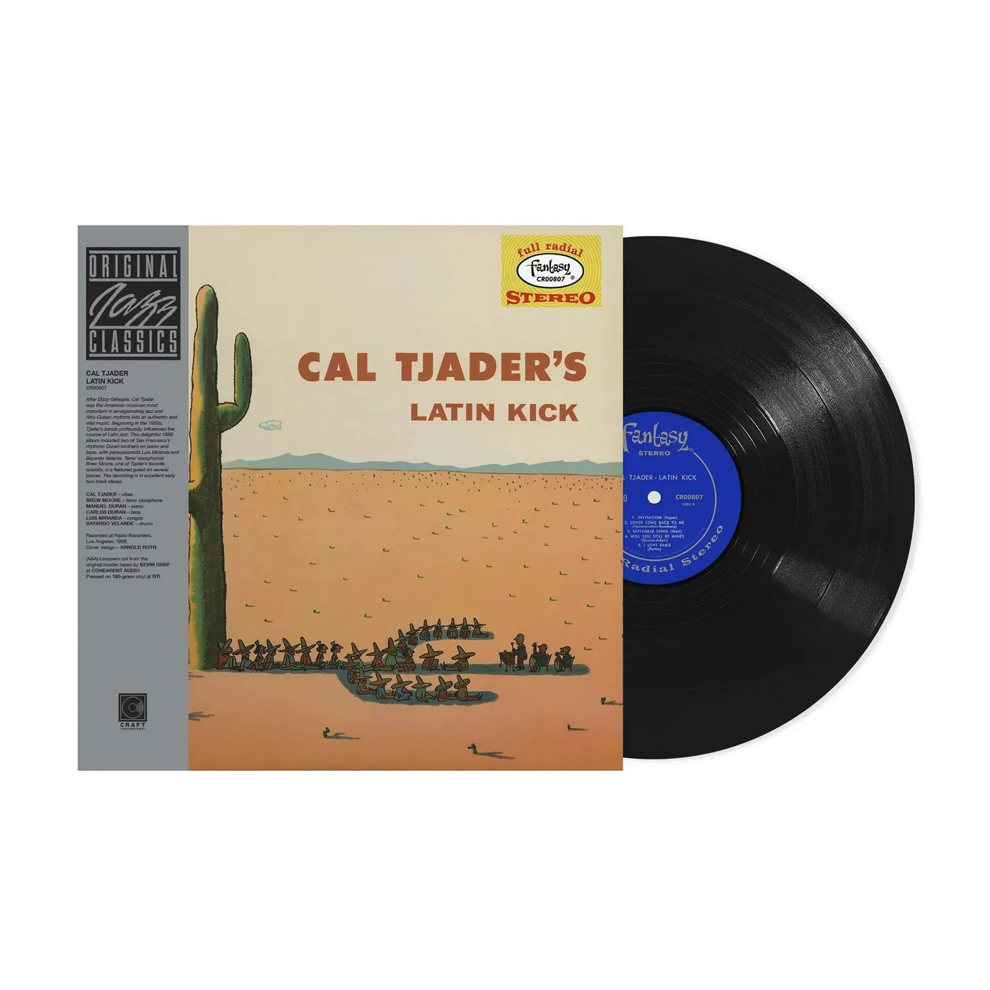 Cal Tjader Latin Kick (Original Jazz Classics Series) Vinyl Record