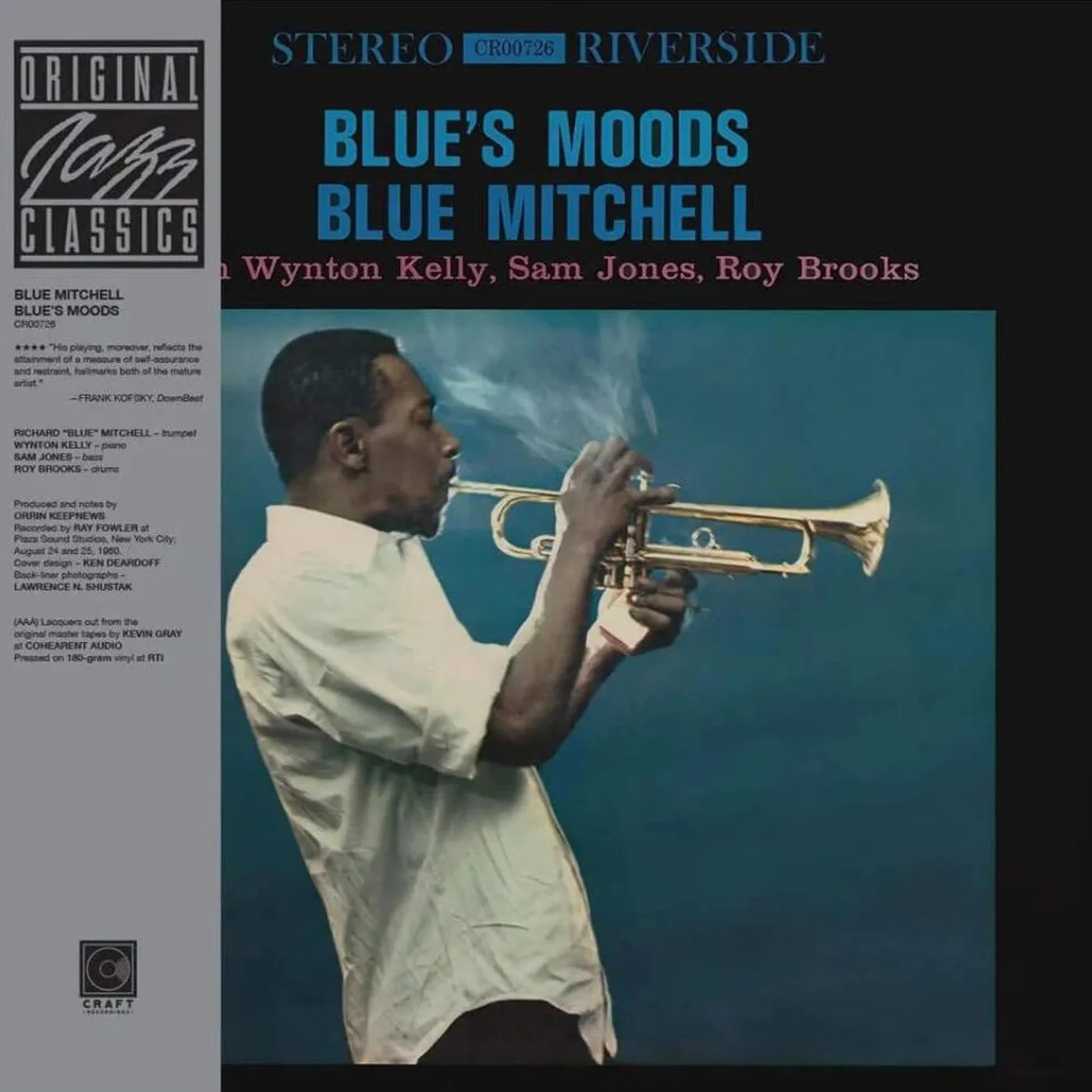 Blue Mitchell Blue's Moods (Original Jazz Classics Series) (180g) Vinyl Record