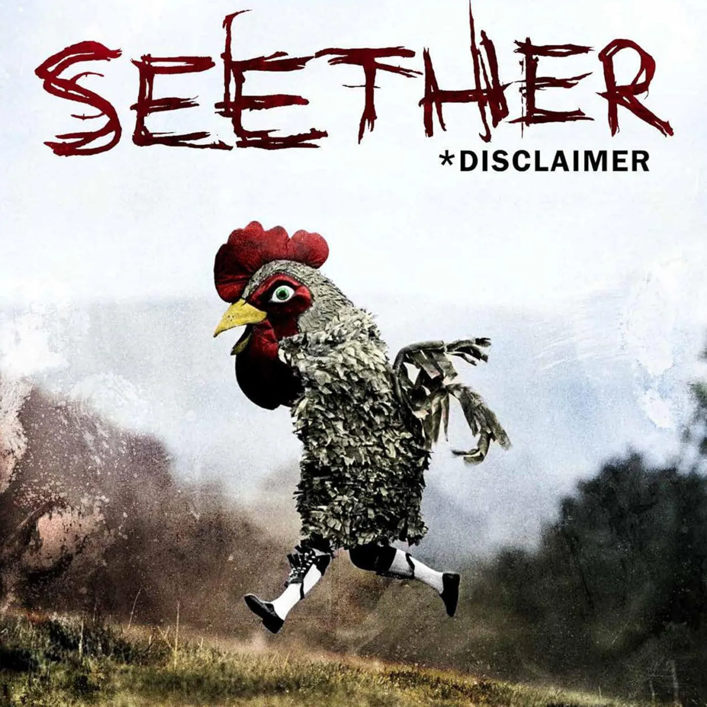 Seether Disclaimer (20th Anniversary Edition/Red) Vinyl Record