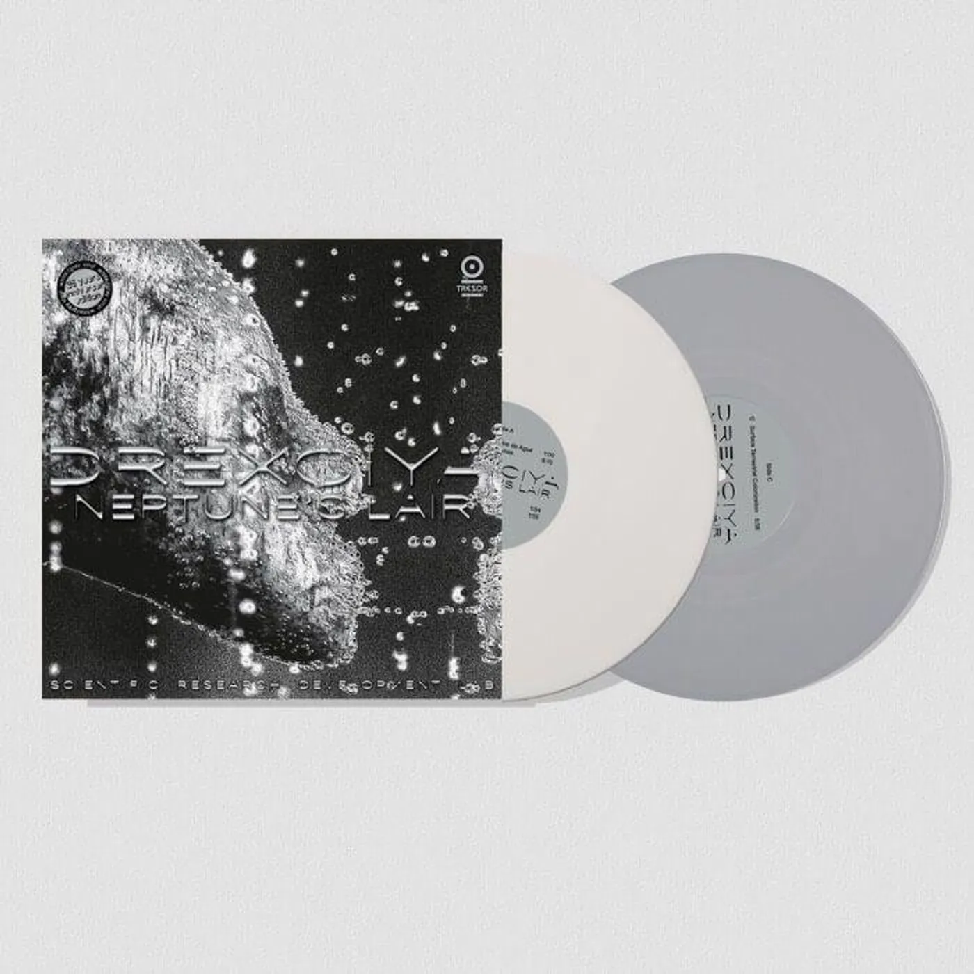 Drexciya Neptune's Lair (25 Years Anniversary Edition)  (2LP/White+Grey) Vinyl Record