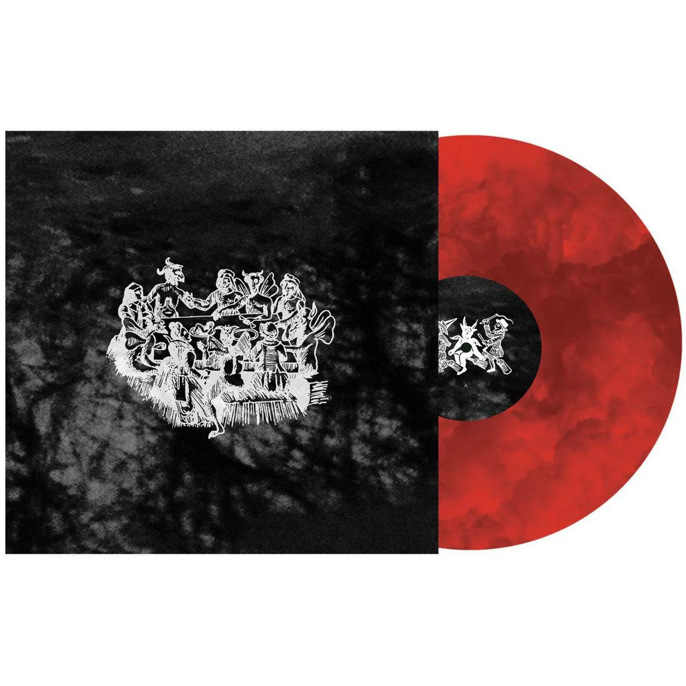 bloody/bath In an Empty Space, I'm Screaming (Red w/ Black Smoke) Vinyl Record 