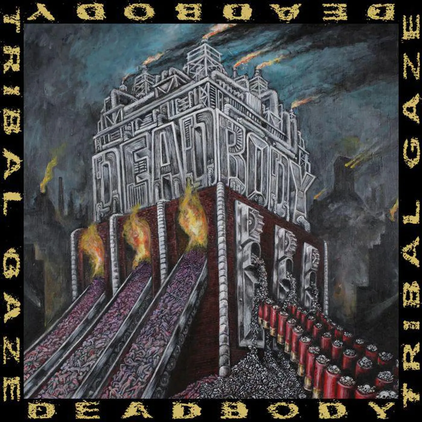 Deadbody / Tribal Gaze - Split  (Clear Red) Vinyl Record