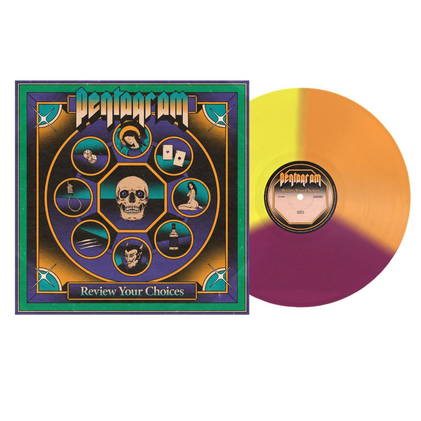 Pentagram Review Your Choices (Limited Edition, Reissue, Remastered, Yellow, Orange, Purple) Vinyl Record