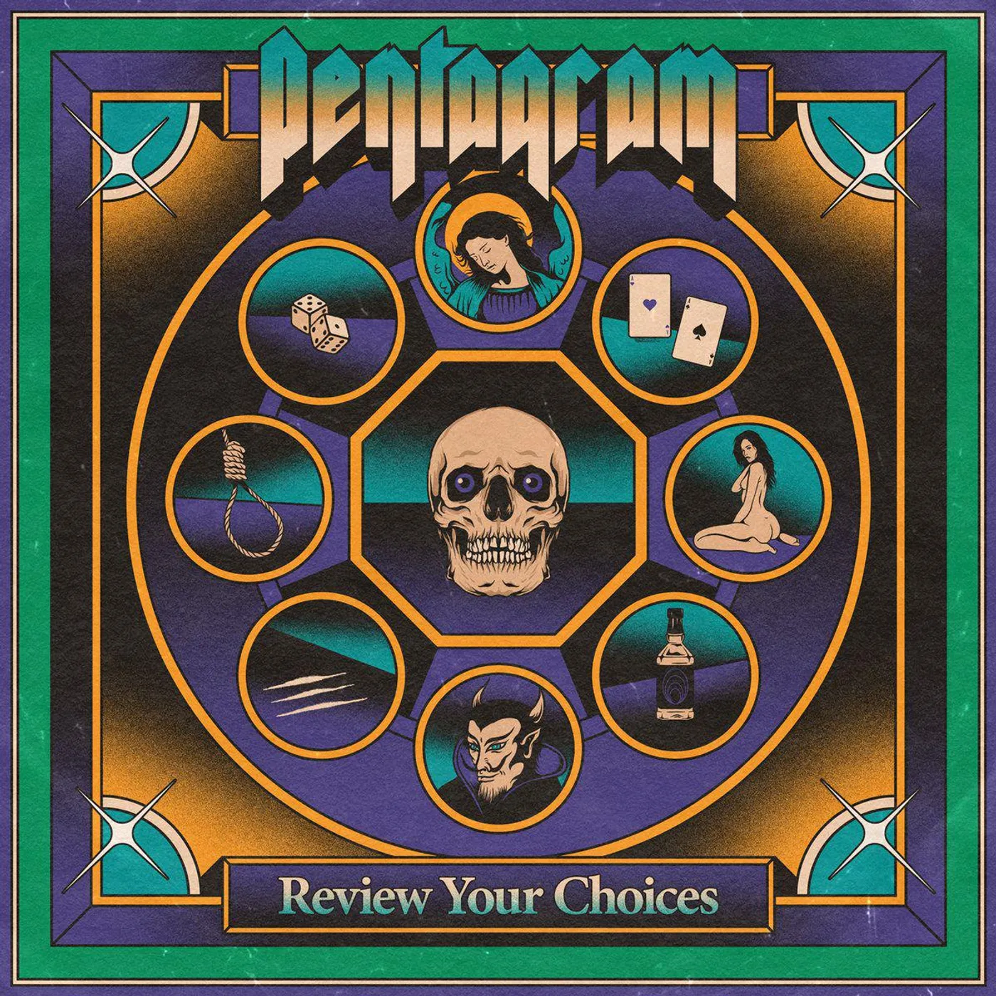 Pentagram Review Your Choices (Limited Edition, Reissue, Remastered, Yellow, Orange, Purple) Vinyl Record