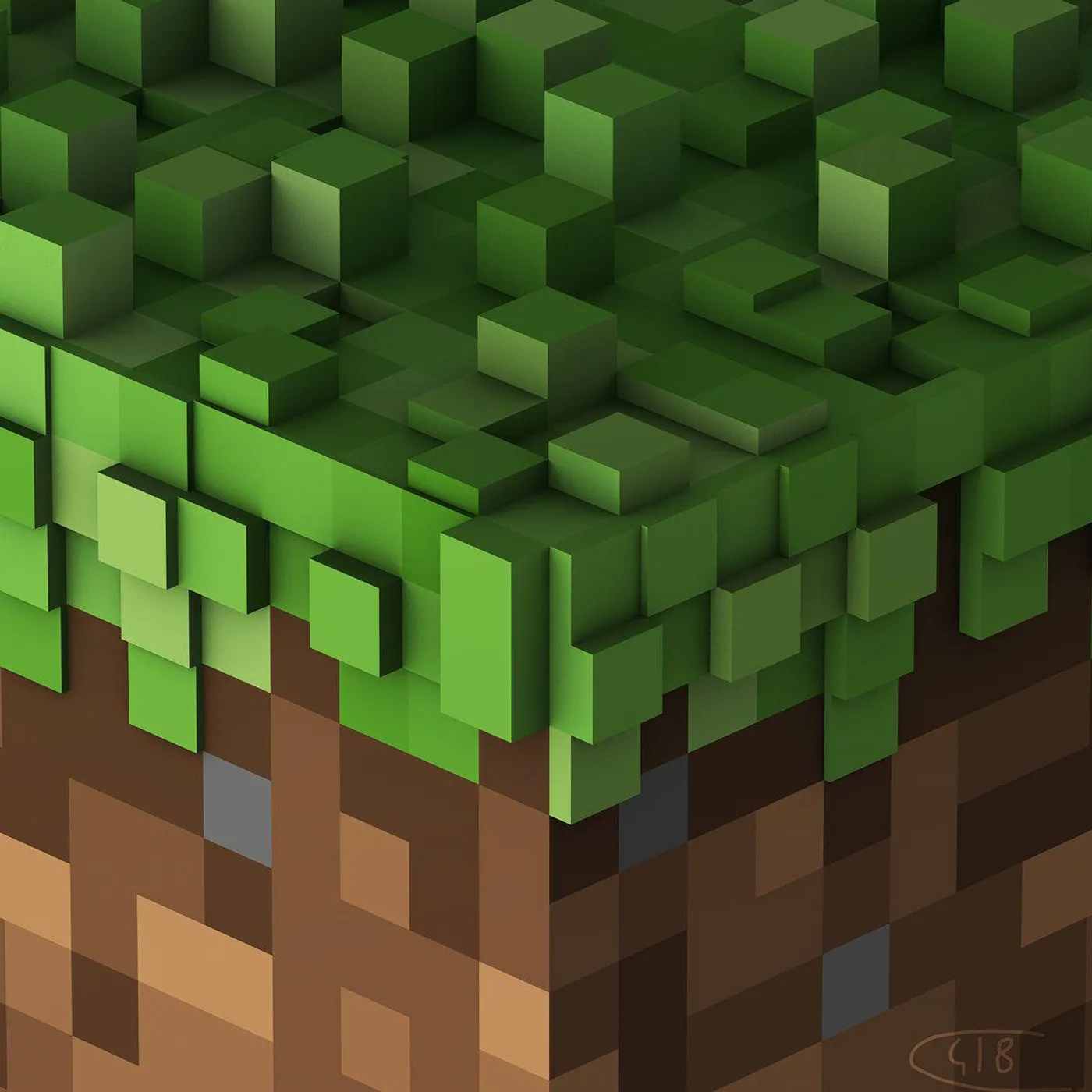 C418 Minecraft Volume Alpha OST Vinyl Record