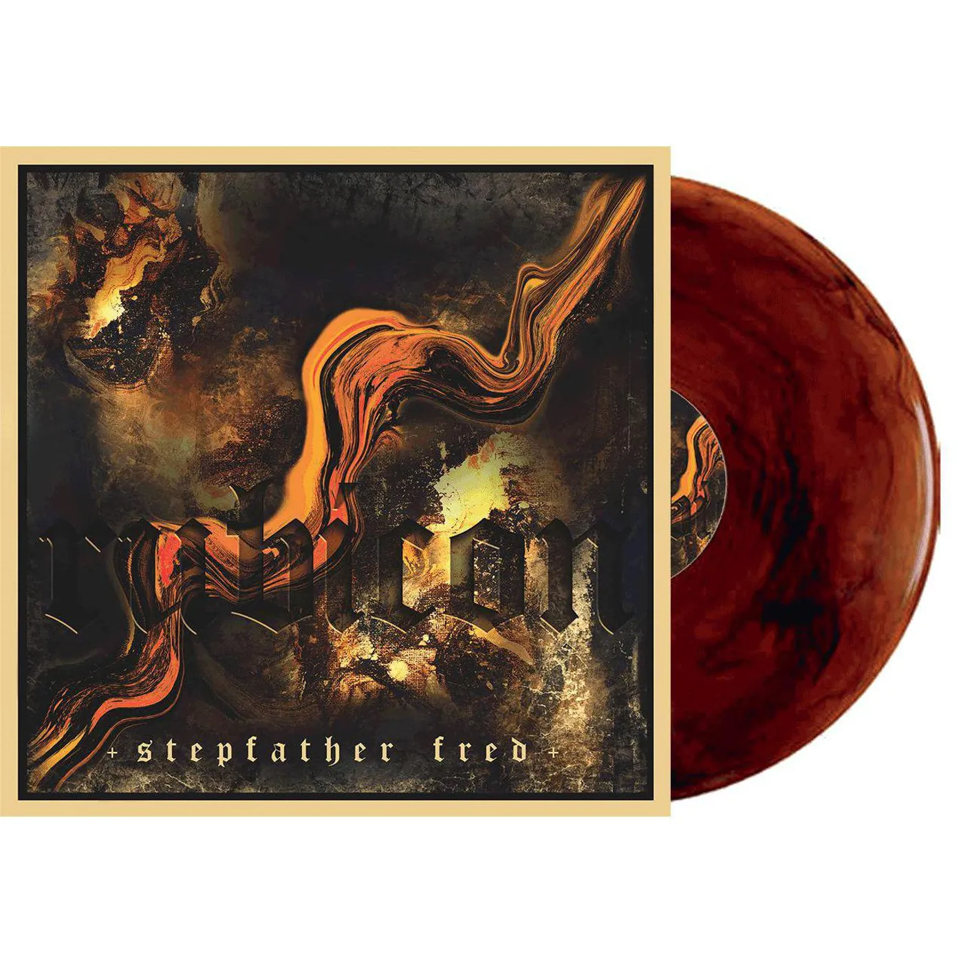 Stepfather Fred Rubicon (Orange-Black) Vinyl Record