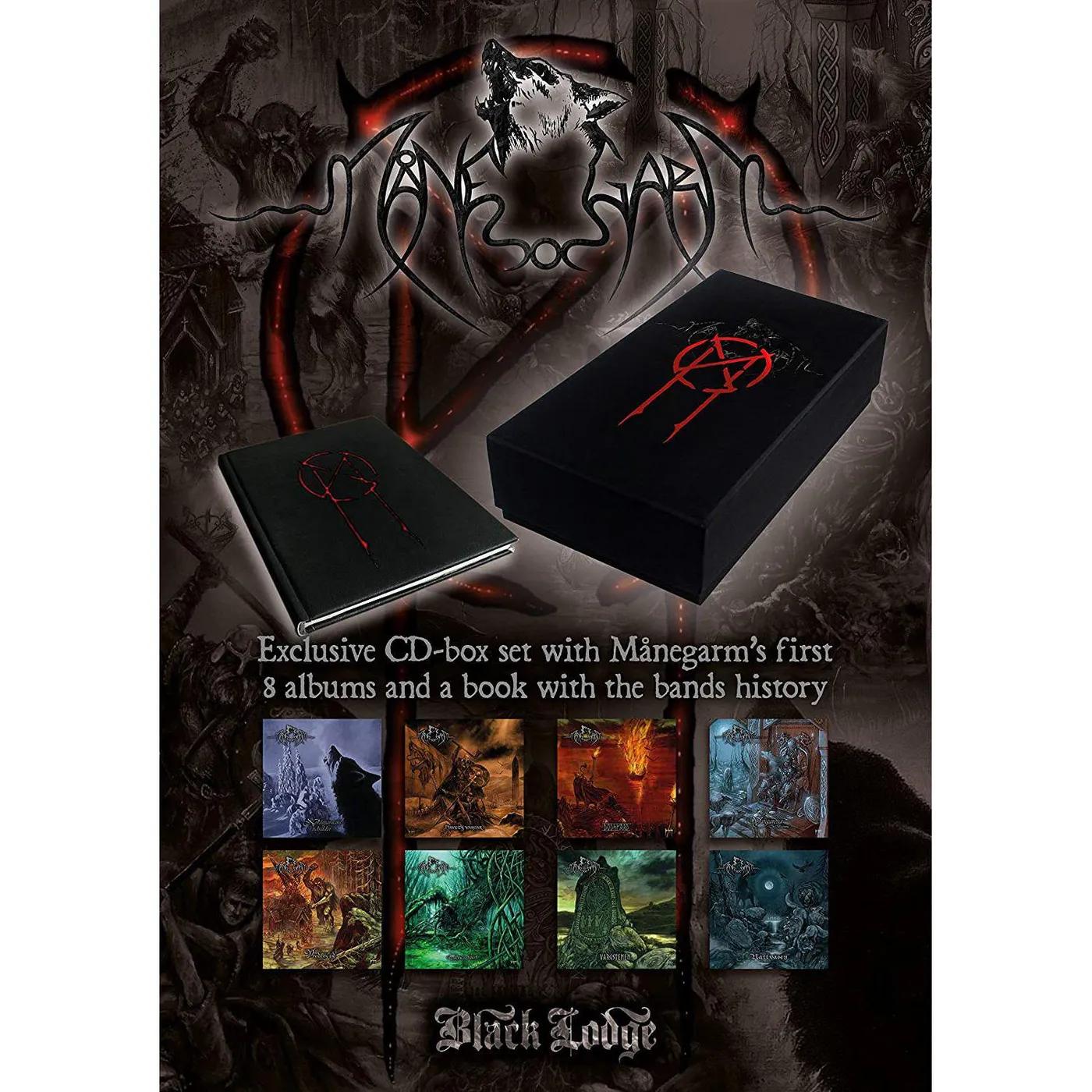 Månegarm 8CD BOXSET + BOOK CD