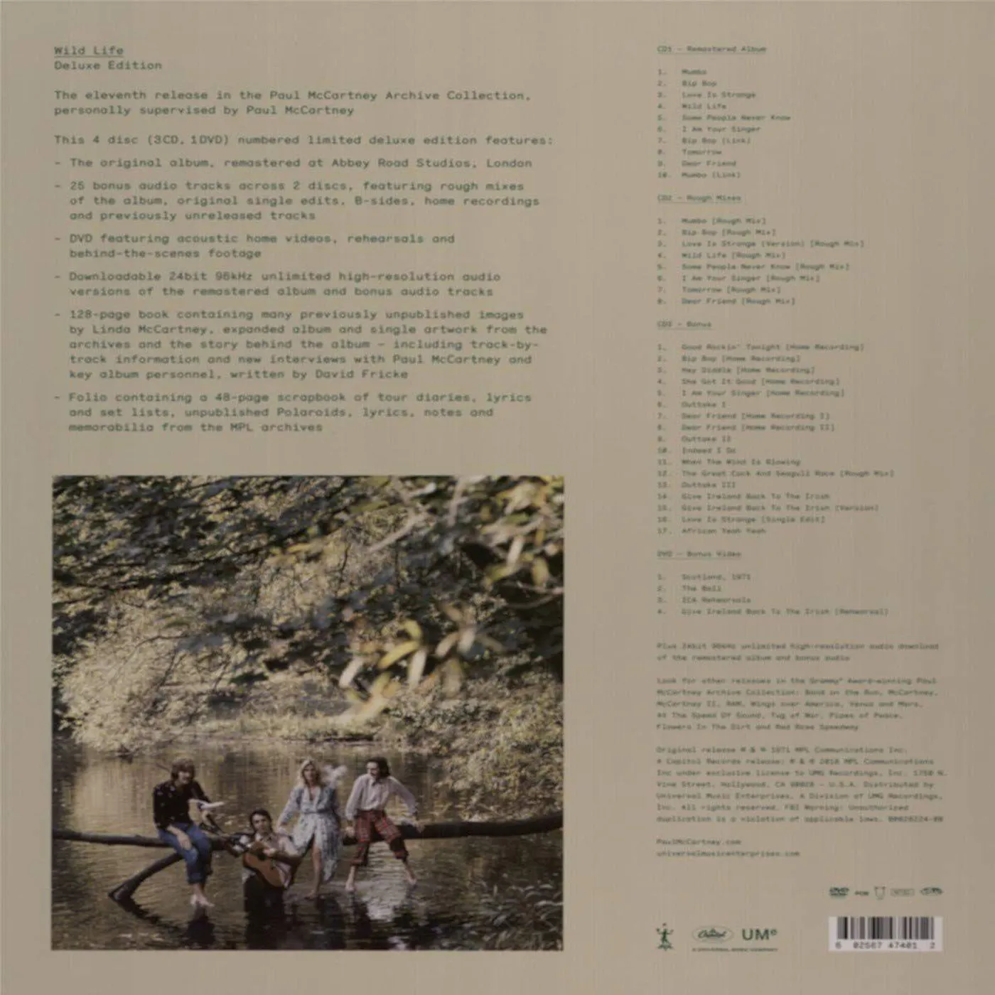 Paul McCartney & Wings Wild Life (Box Set) CD