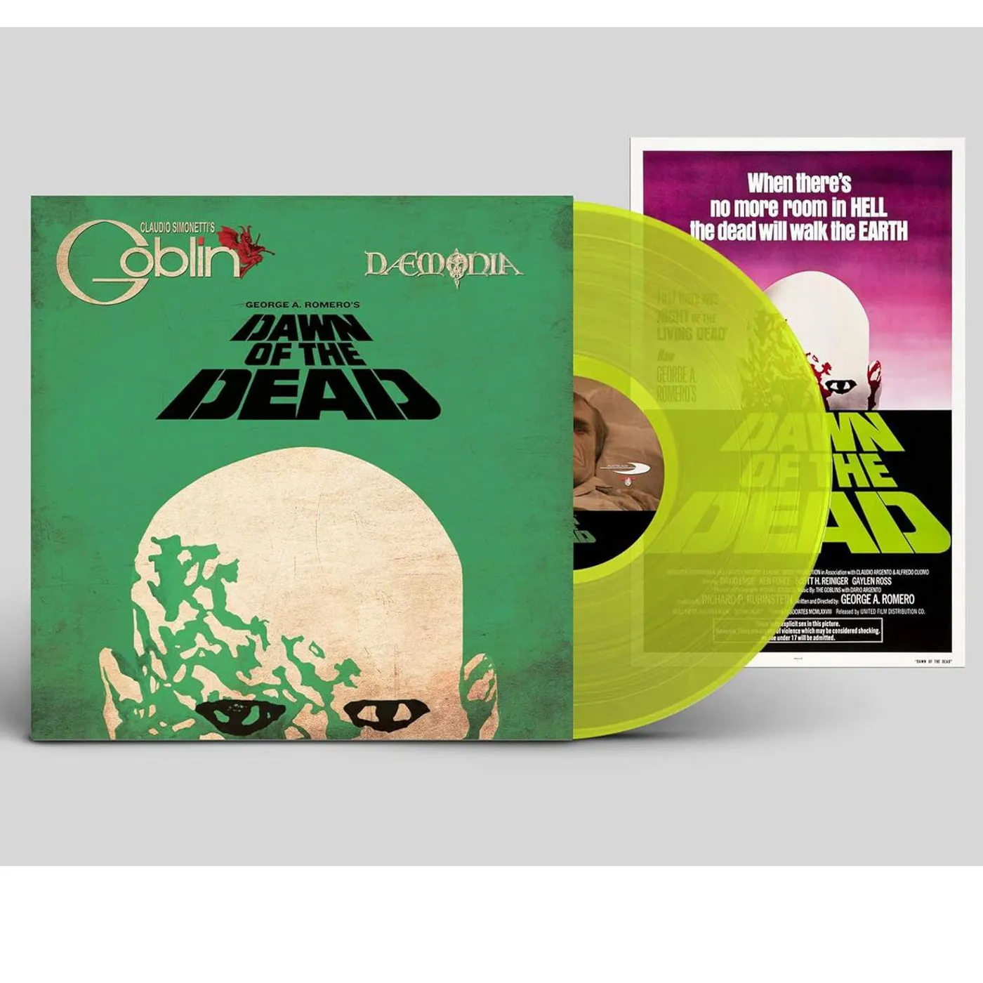 Claudio Simonetti Dawn Of The Dead OST (Limited, Lime) Vinyl Record