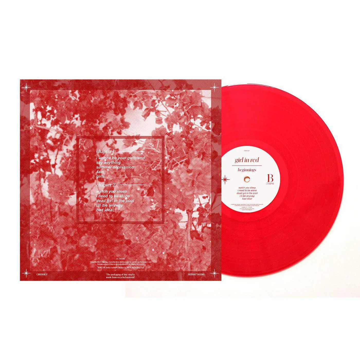 girl in red Beginnings (Red) Vinyl Record