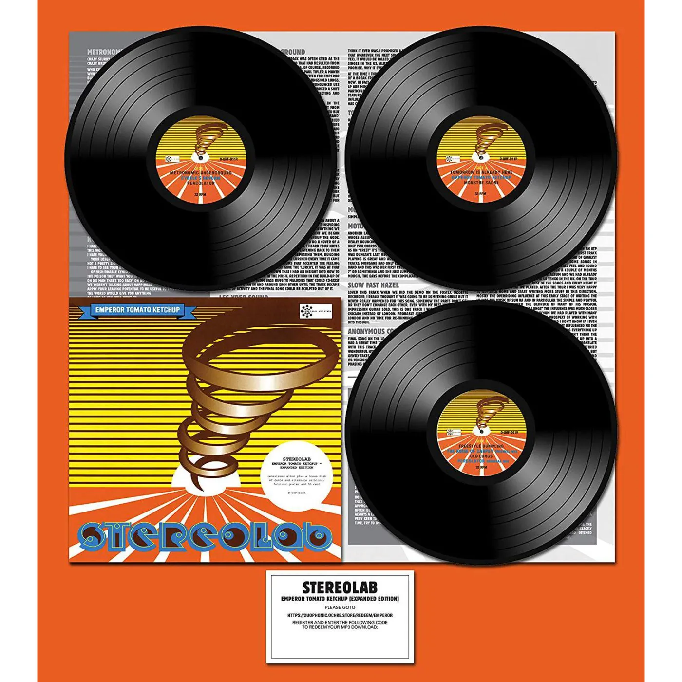 Stereolab Emperor Tomato Ketchup Vinyl Record