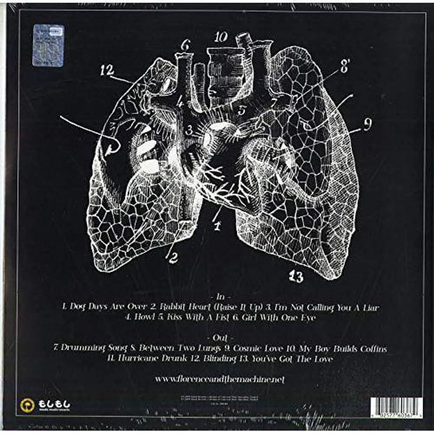 Florence + The Machine Lungs (Limited Edition/Red) Vinyl Record