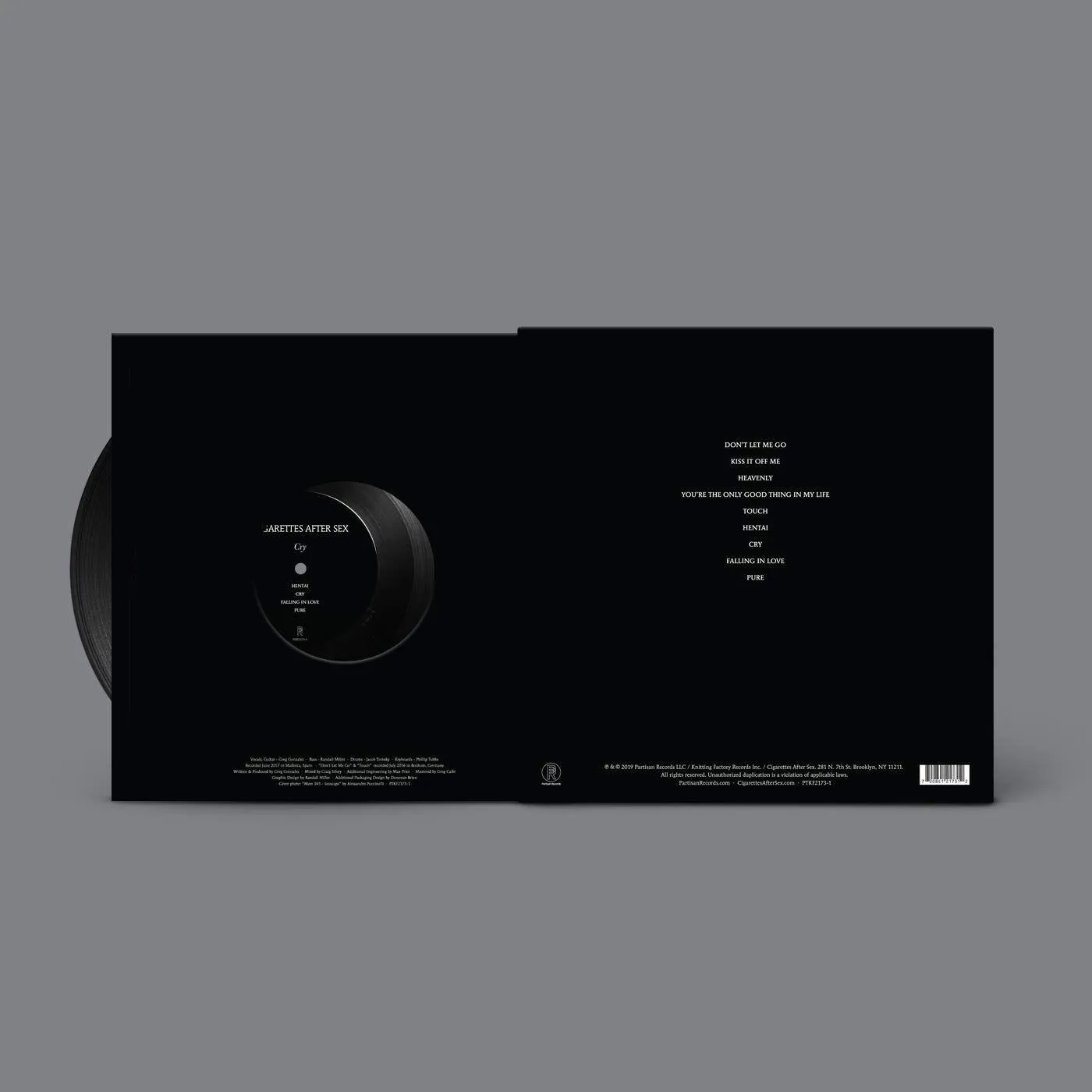 Cigarettes After Sex Cry Vinyl Record